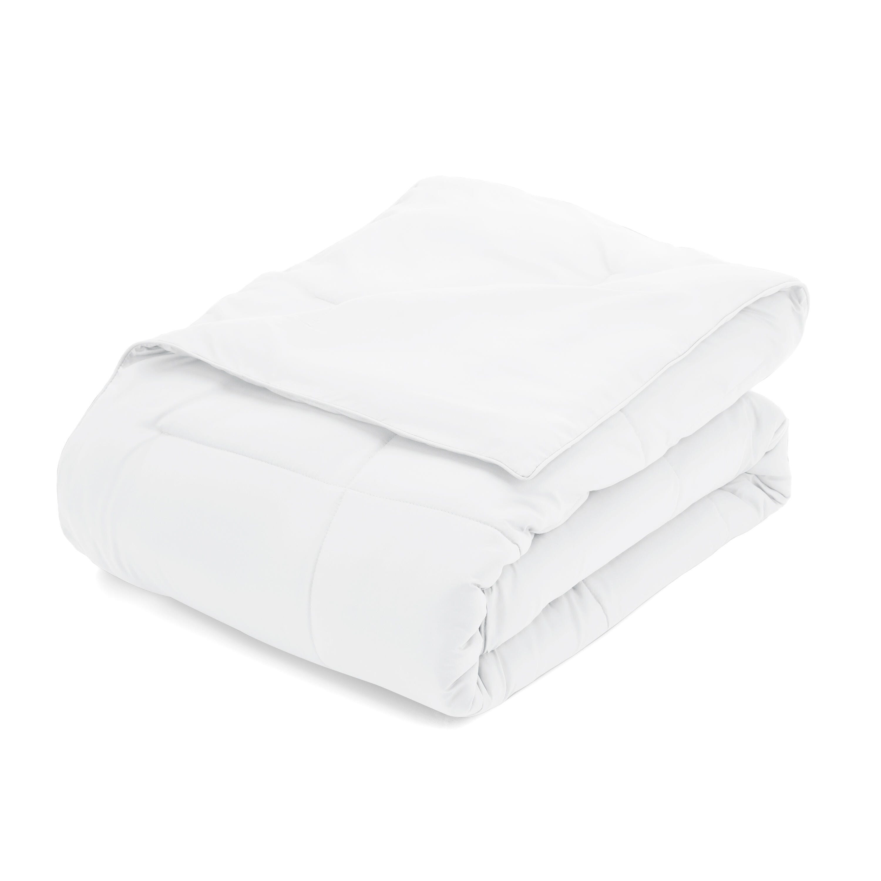 Microfiber Full/Queen Premium Down Alternative Comforter, White, large