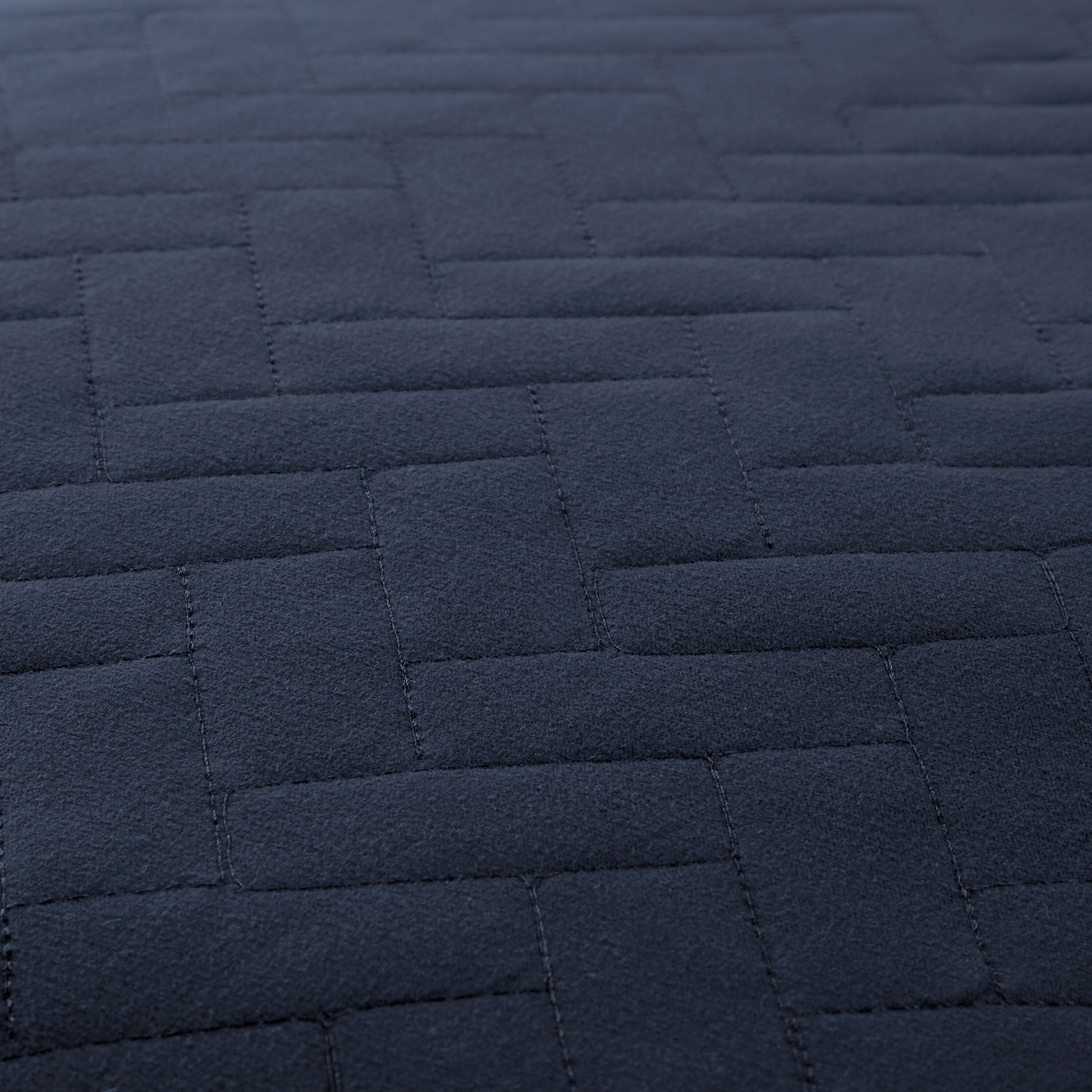 Herring Patterned 3-Piece King/California King Quilted Coverlet Set, Navy, large