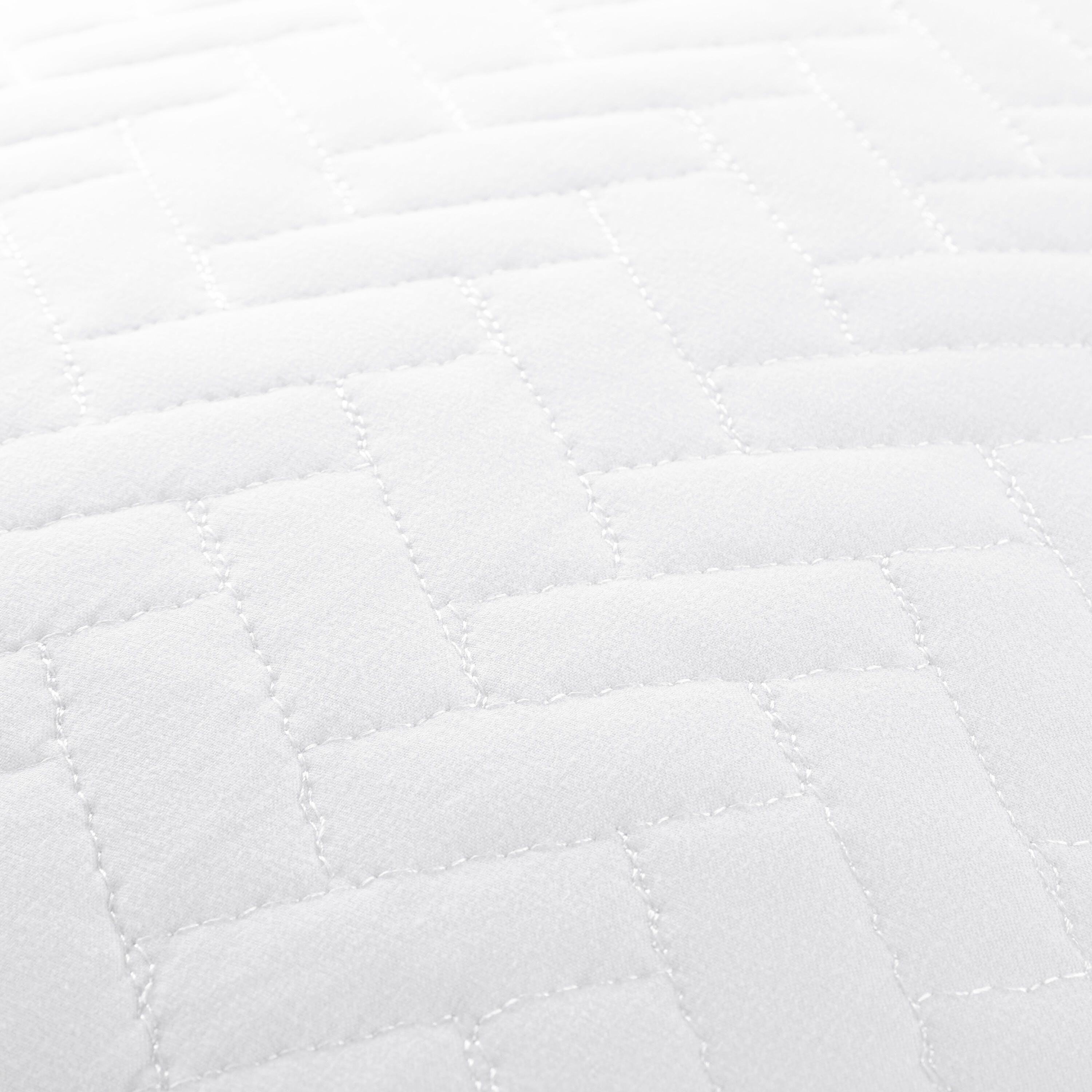 Herring Patterned 3-Piece King/California King Quilted Coverlet Set, White, large