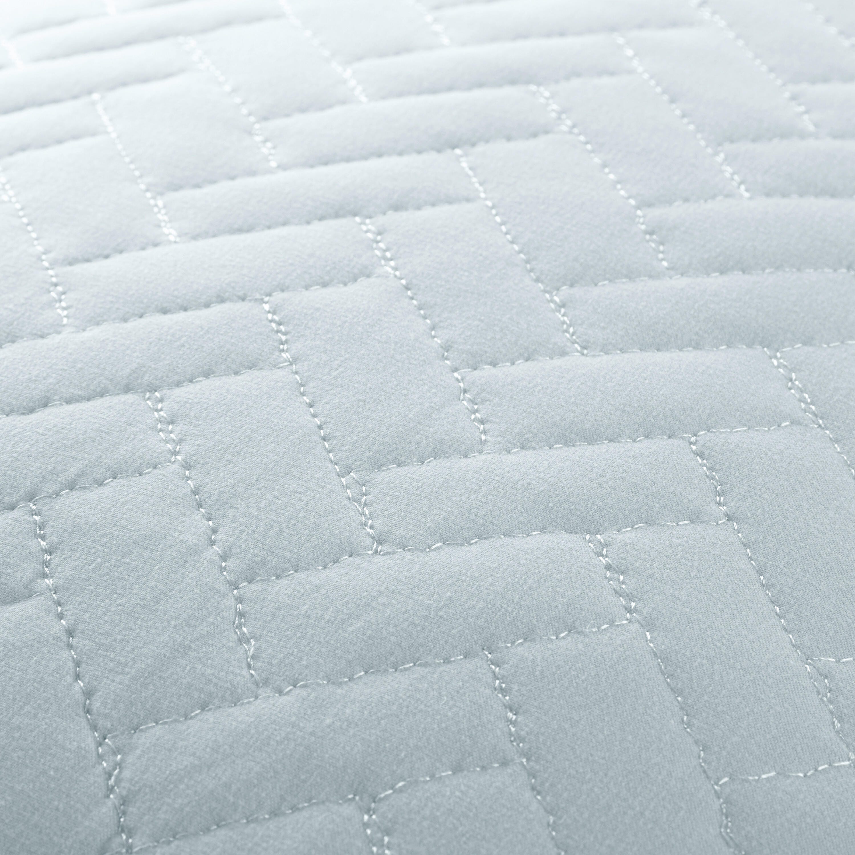 Herring Patterned 3-Piece Full/Queen Quilted Coverlet Set, Pale Blue, large