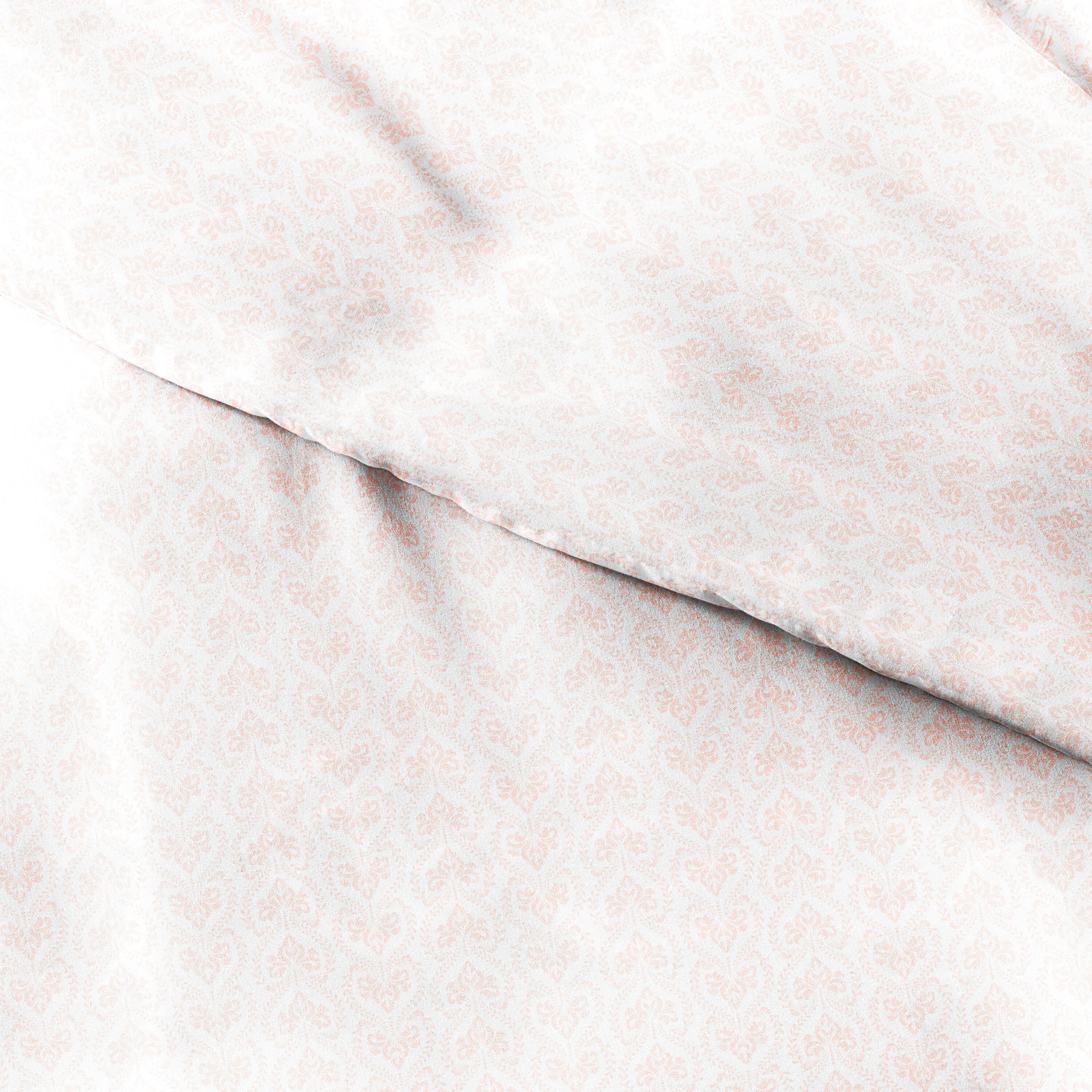 Microfiber 3-Piece Twin/Twin XL Duvet Cover Set, Pink, large