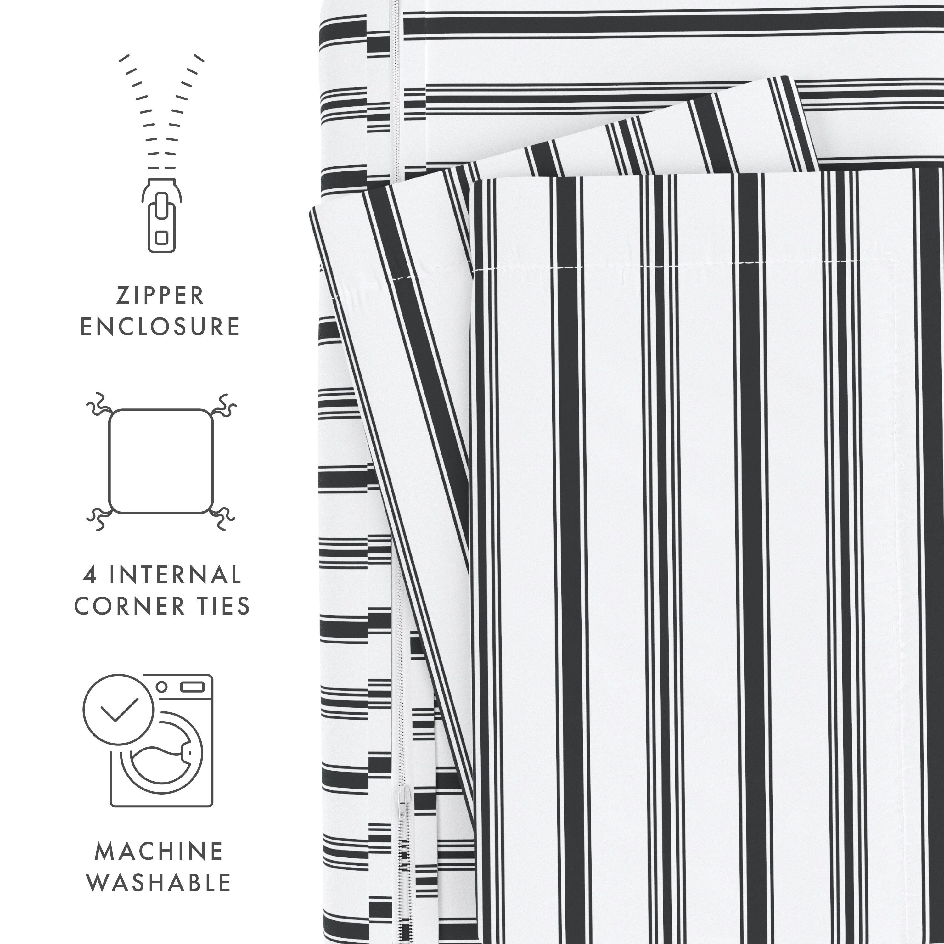 Microfiber 3-Piece Twin/Twin XL Duvet Cover Set, Gray, large