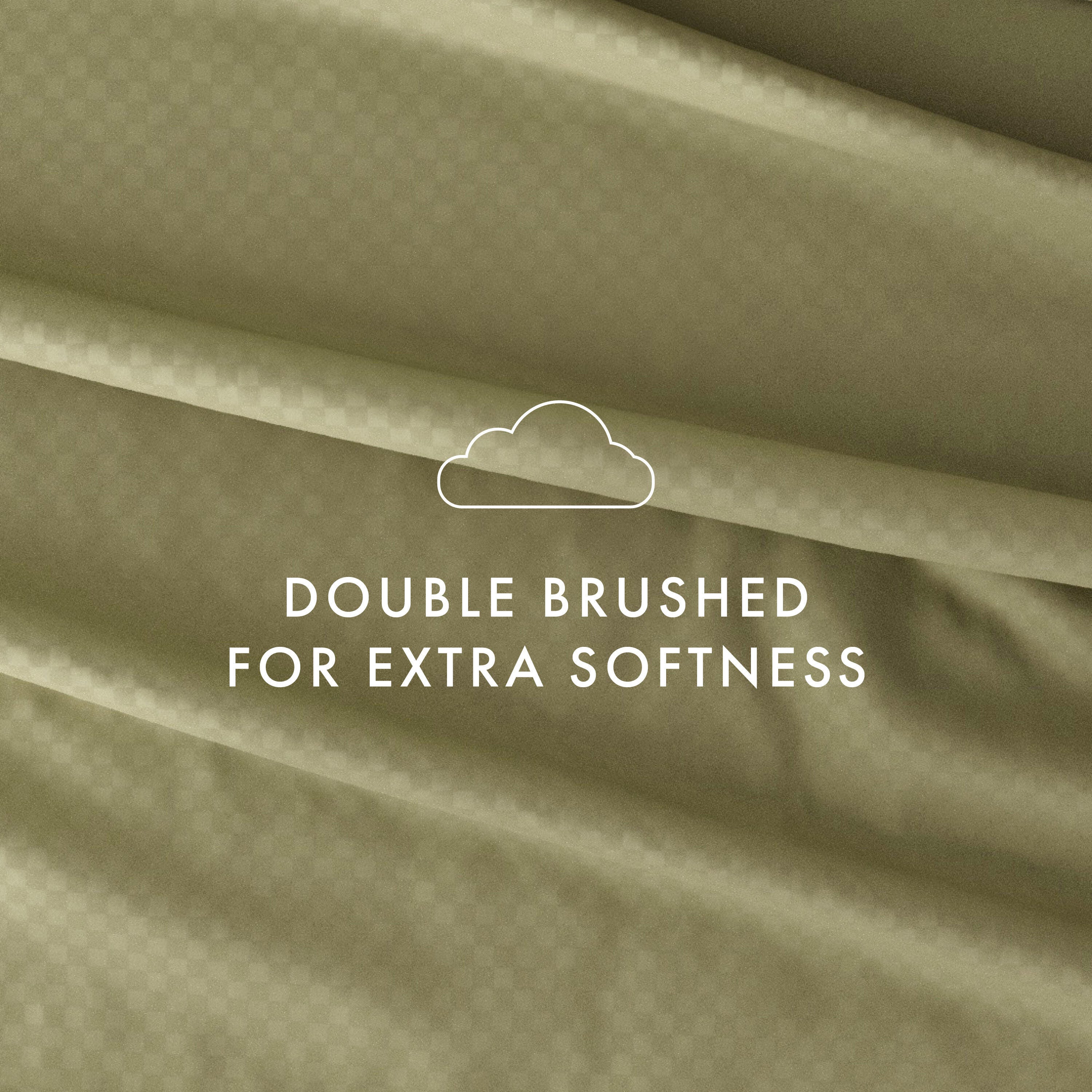 Checkered Embossed 4-Piece Full Sheet Set, Sage, large