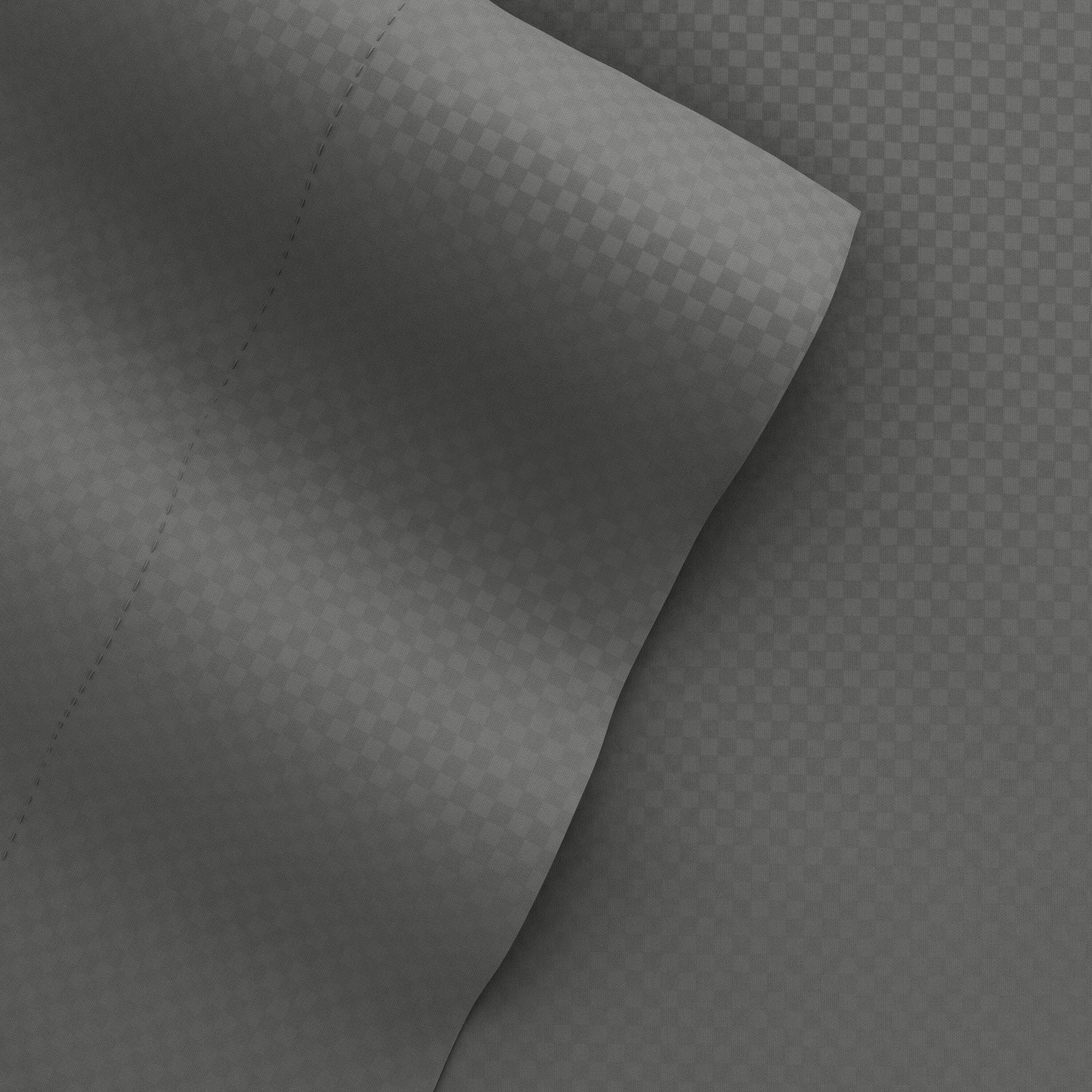 Checkered Embossed 4-Piece King Sheet Set, Gray, large