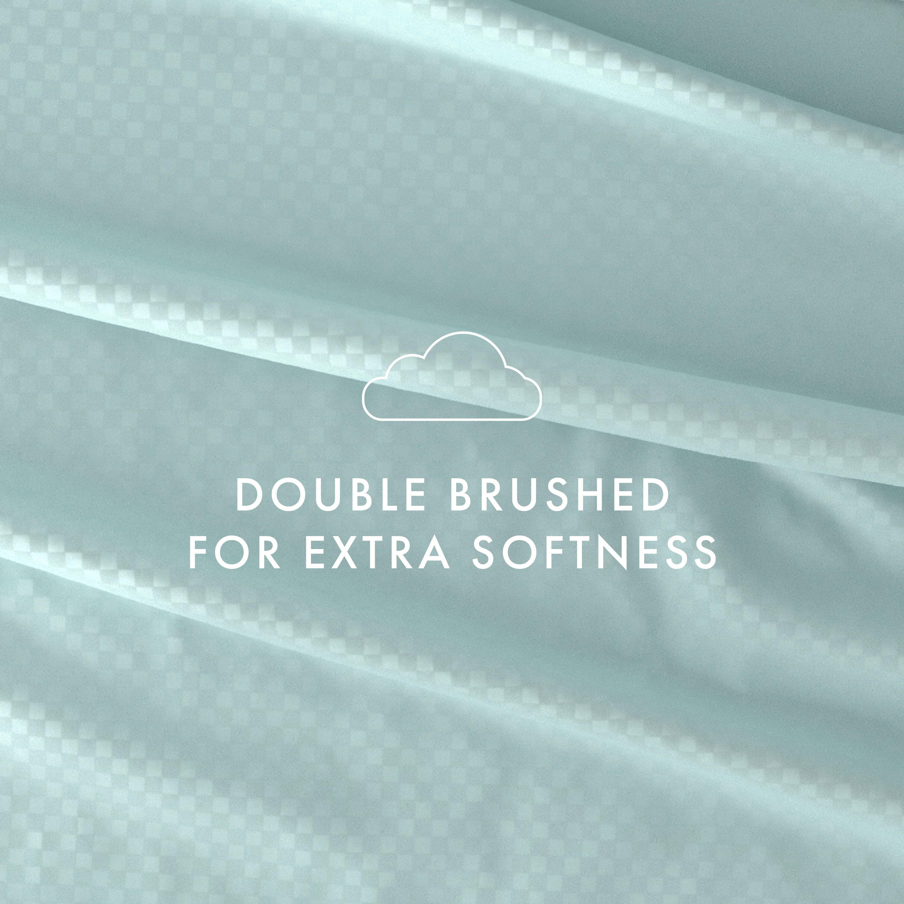 Checkered Embossed 4-Piece Twin Sheet Set, Aqua, large
