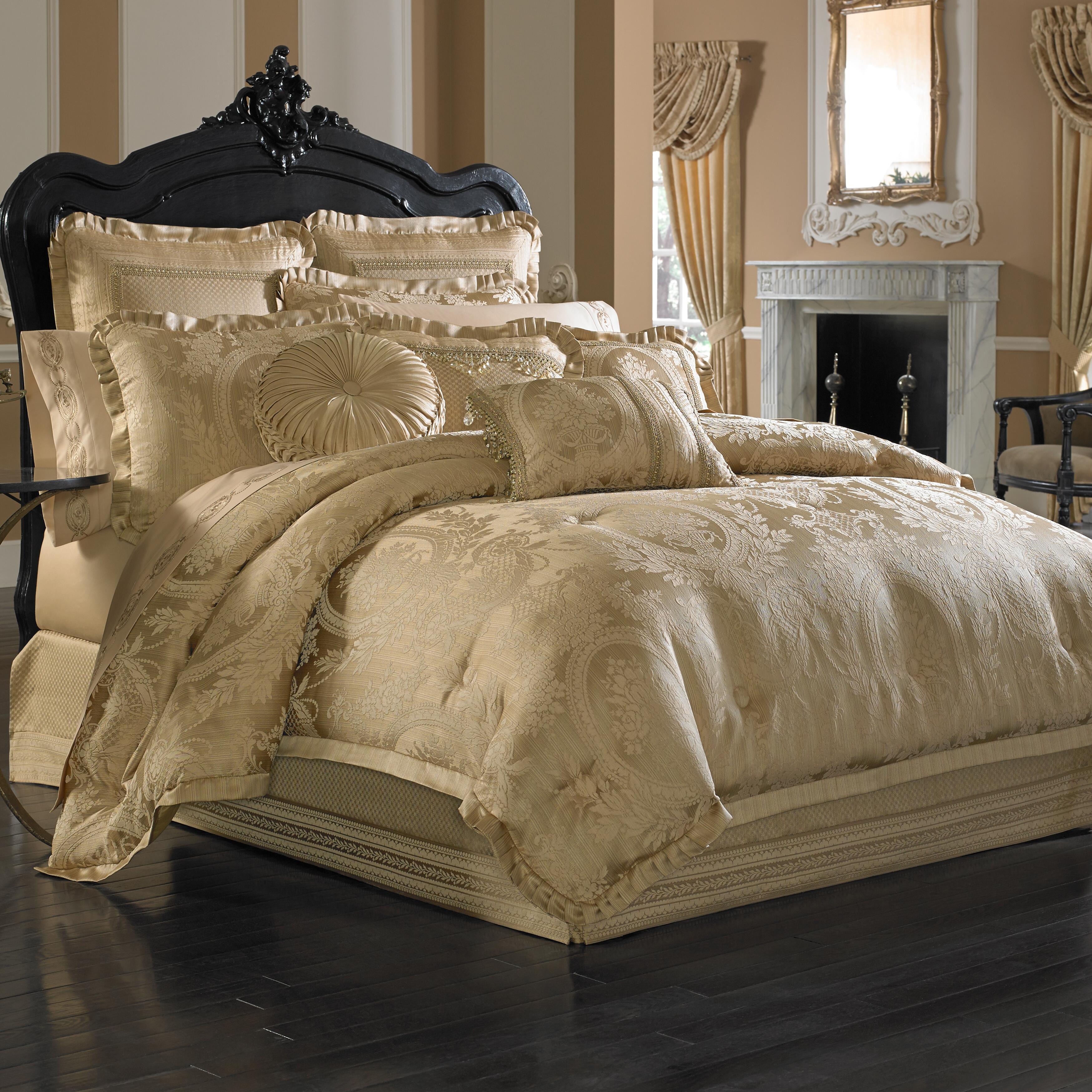 J.Queen New York Napoleon Gold 4 Piece Piece Comforter Set, Gold, large