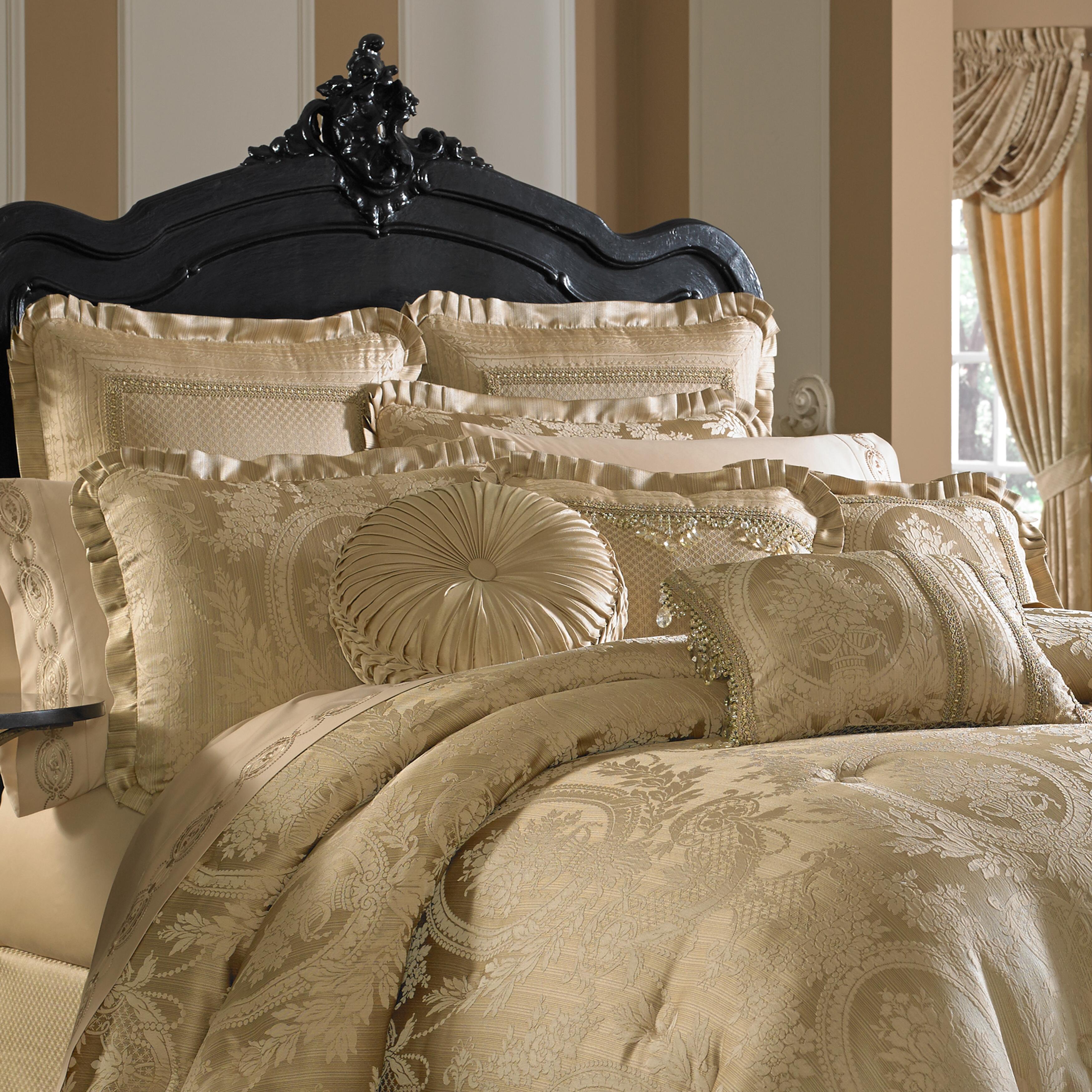 J.Queen New York Napoleon Gold 4 Piece Piece Comforter Set, Gold, large