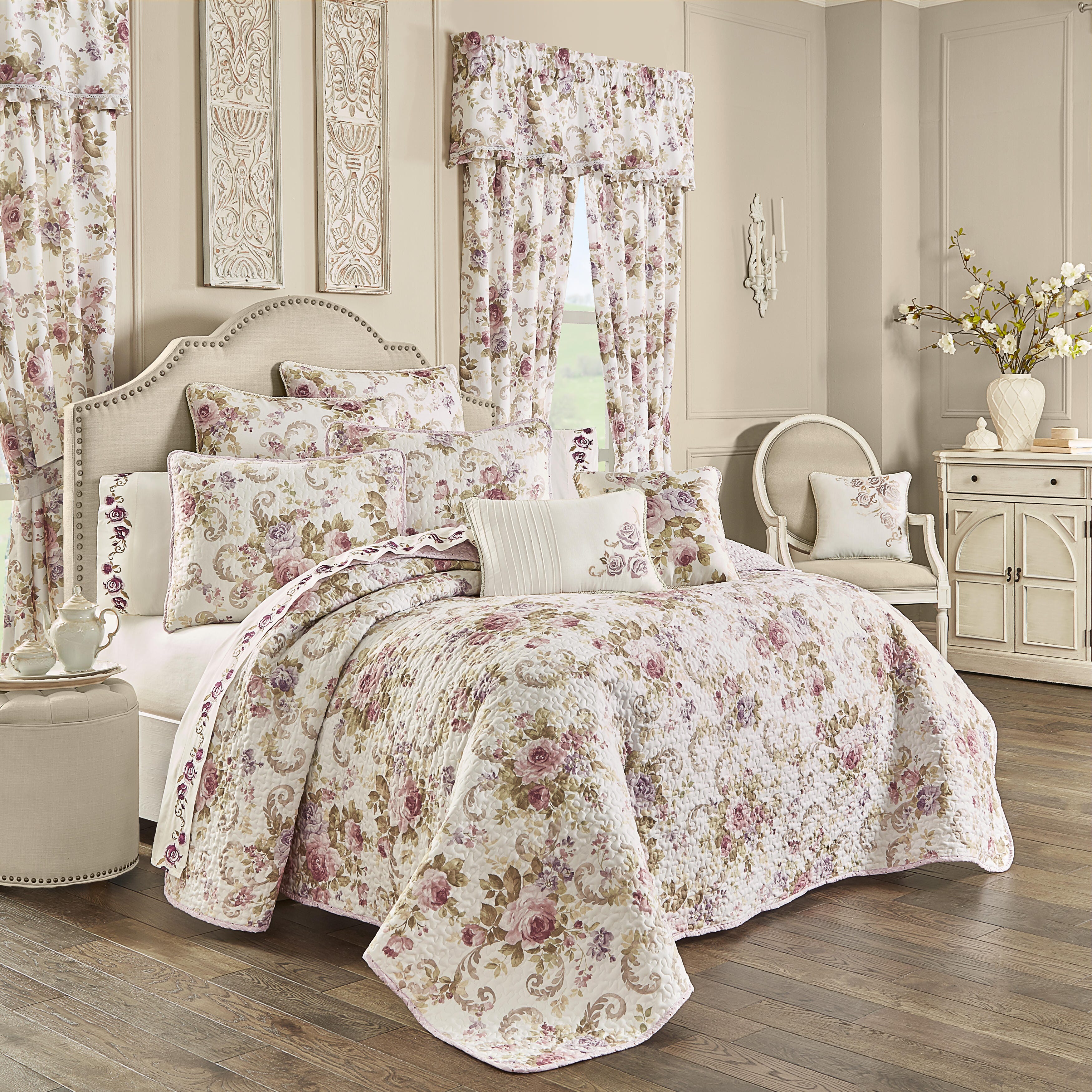 Royal Court Chambord King 3 Piece Quilt Set, Lavender, large