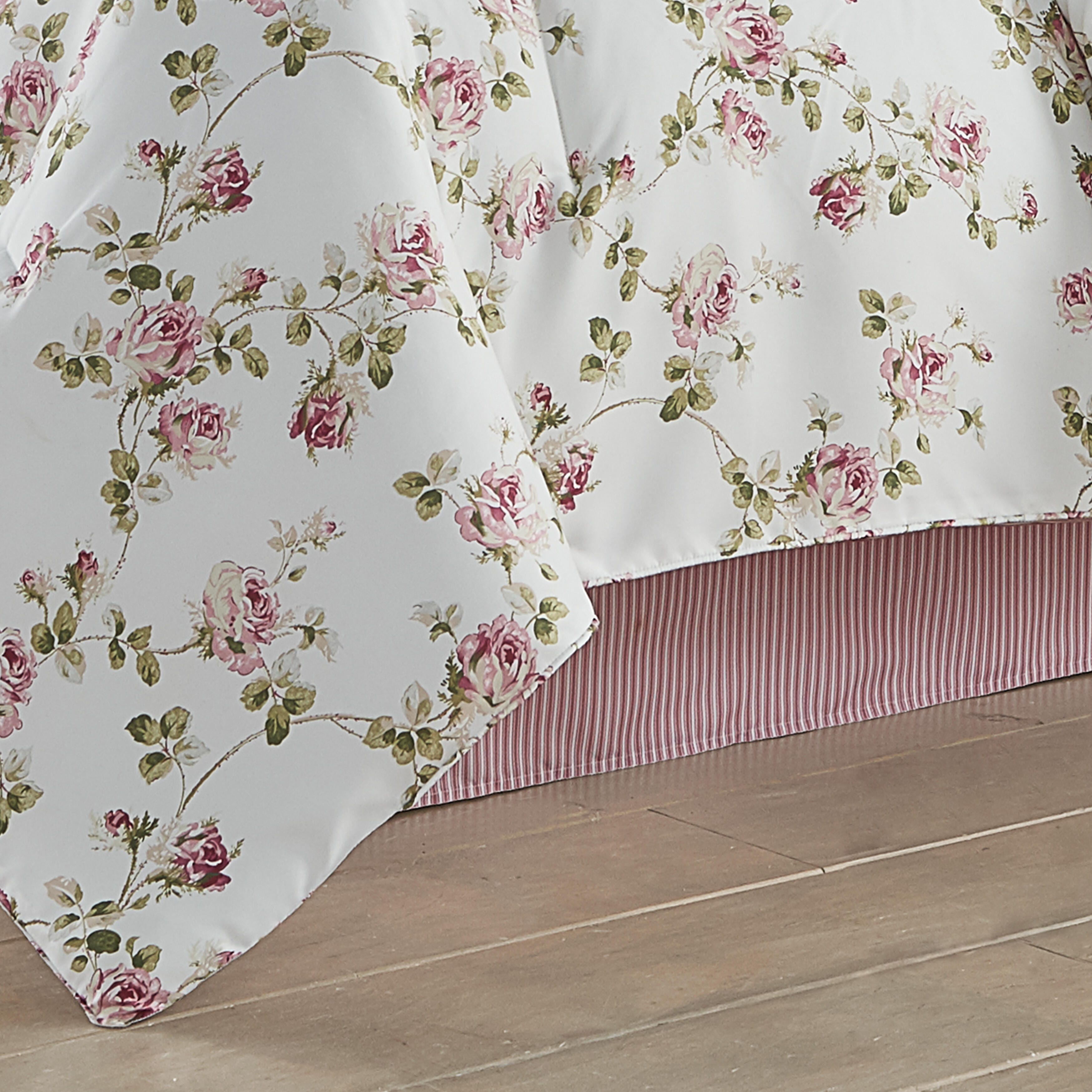 Royal Court Rosemary California King 4 Piece Comforter Set, Rose, rollover