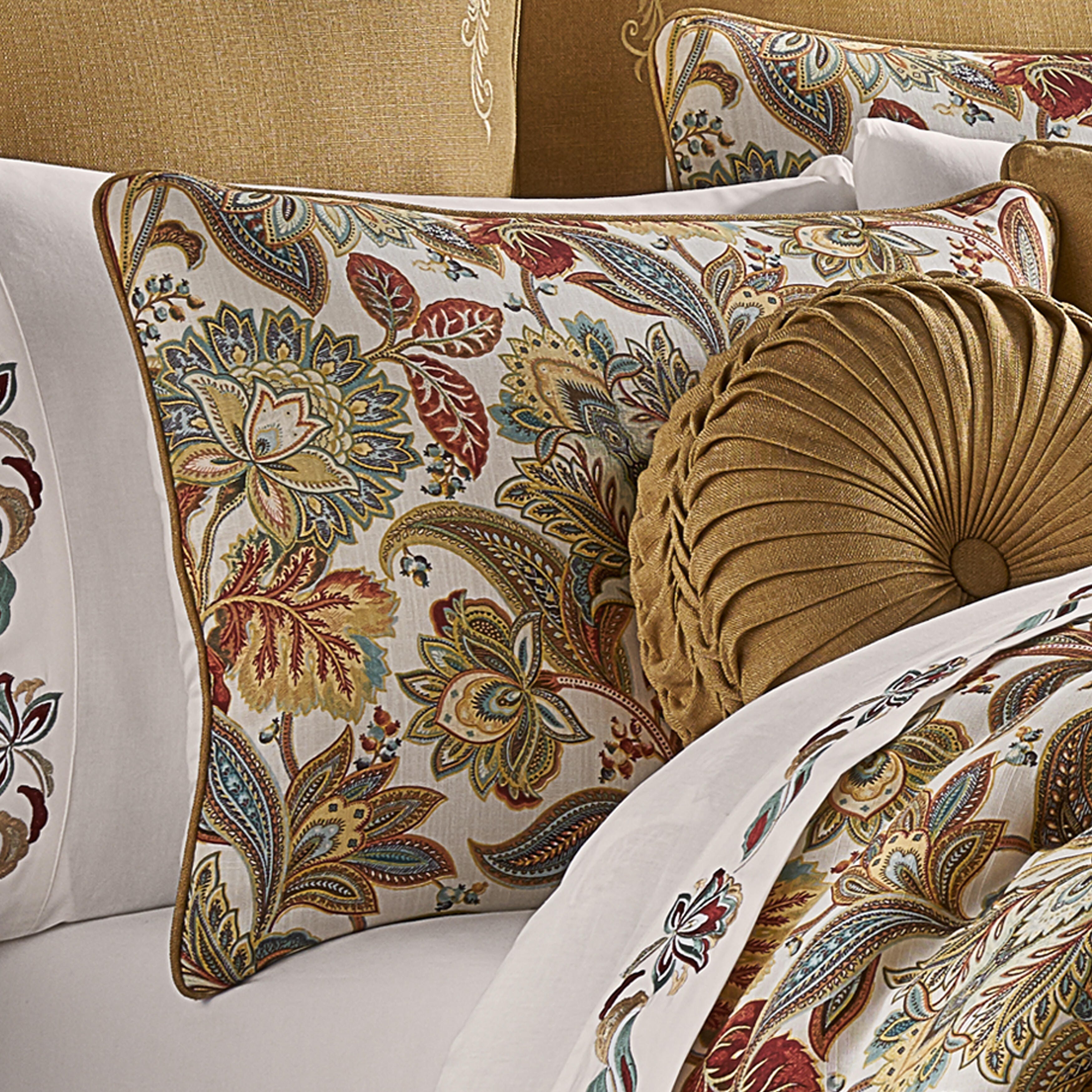 Five Queens Court August 4 Piece Piece Comforter Set, Multi, large