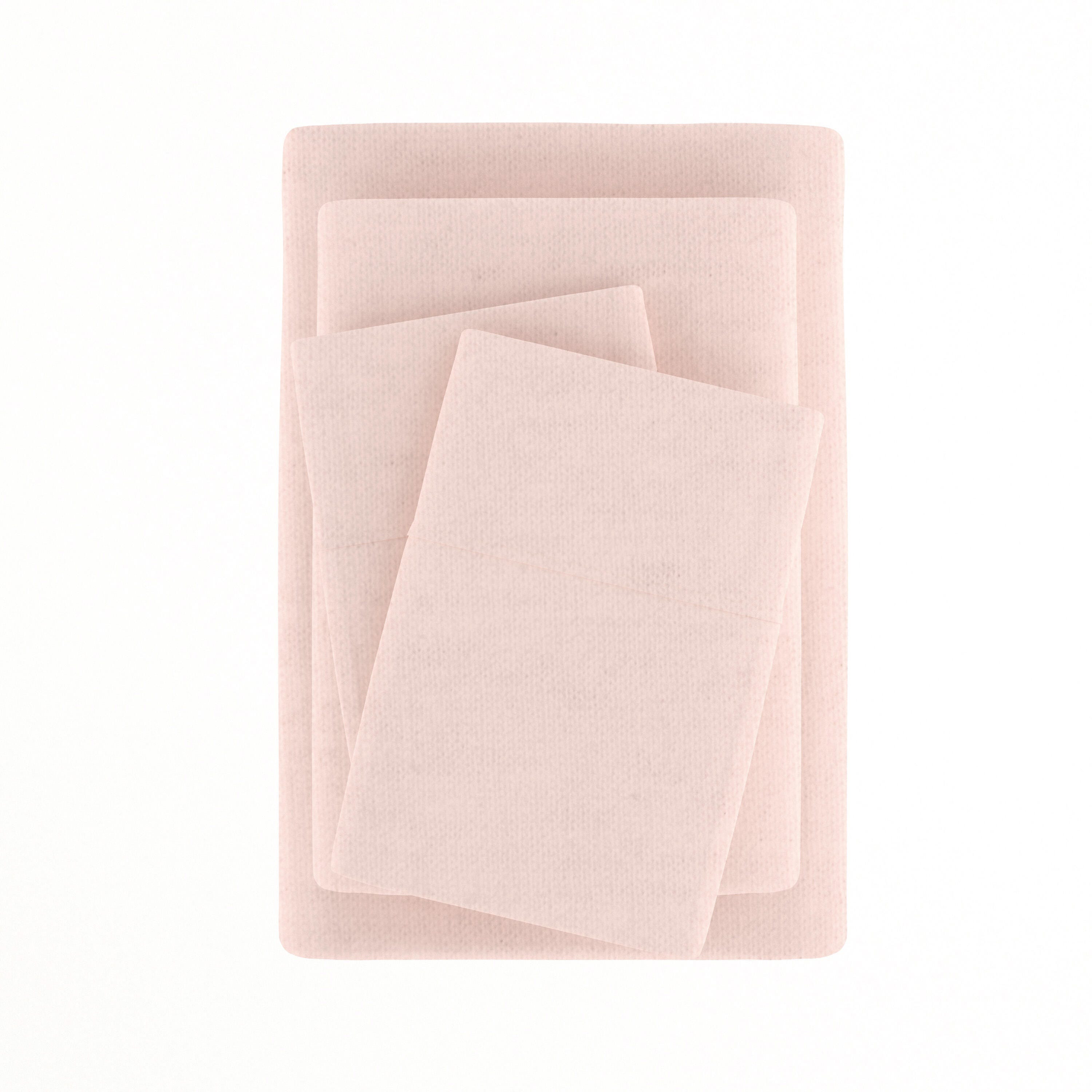 Home Collection Premium 4-Piece Ultra Soft Flannel Queen Bed Sheet Set, Blush, large