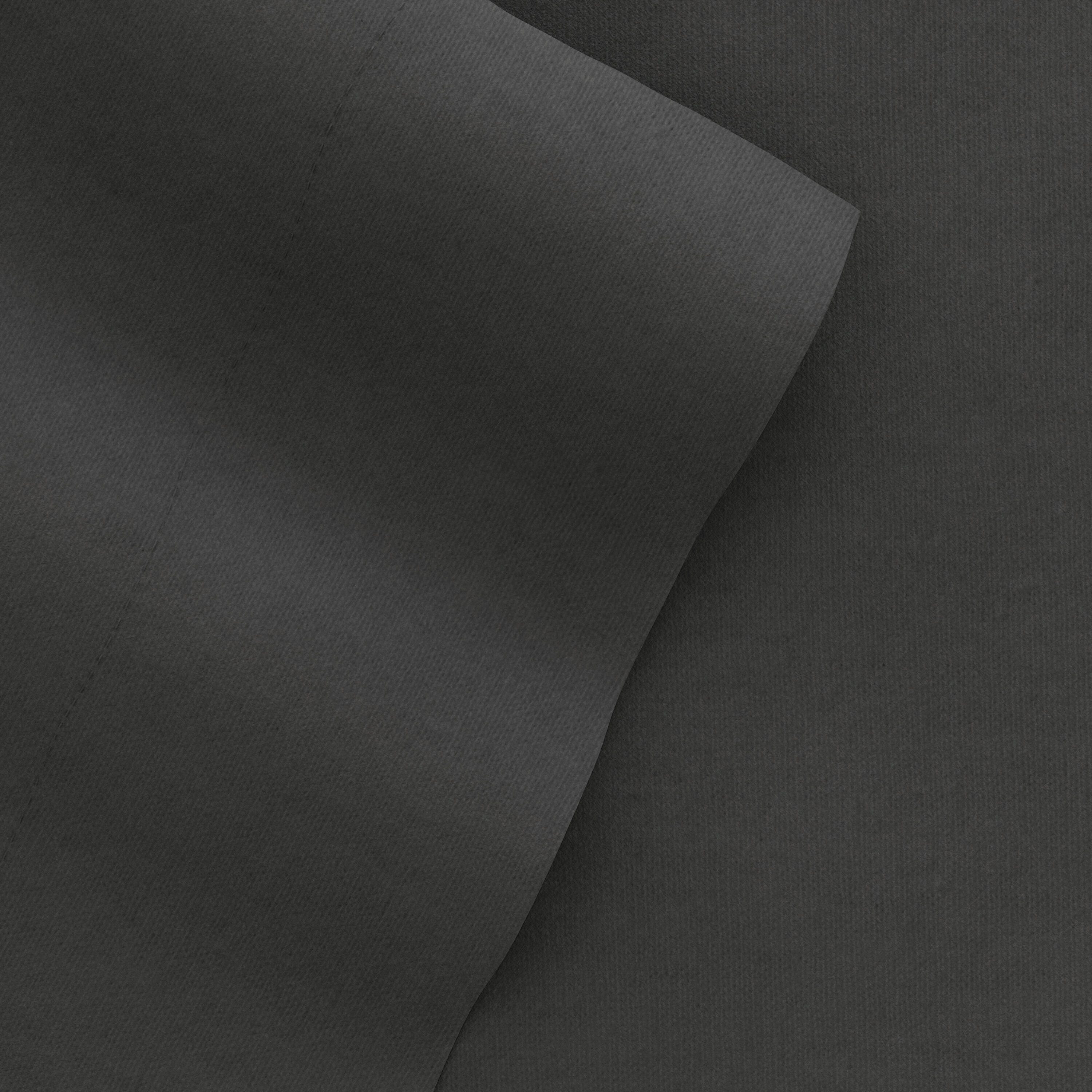 Home Collection Premium 4-Piece Ultra Soft Flannel Queen Bed Sheet Set, Charcoal, large