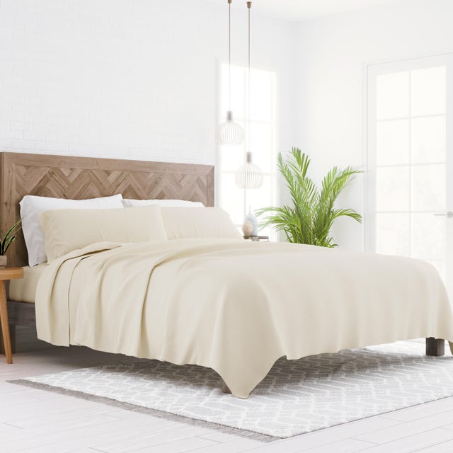 Home Collection Premium Ultra Soft Flannel Full Bed Sheet Set