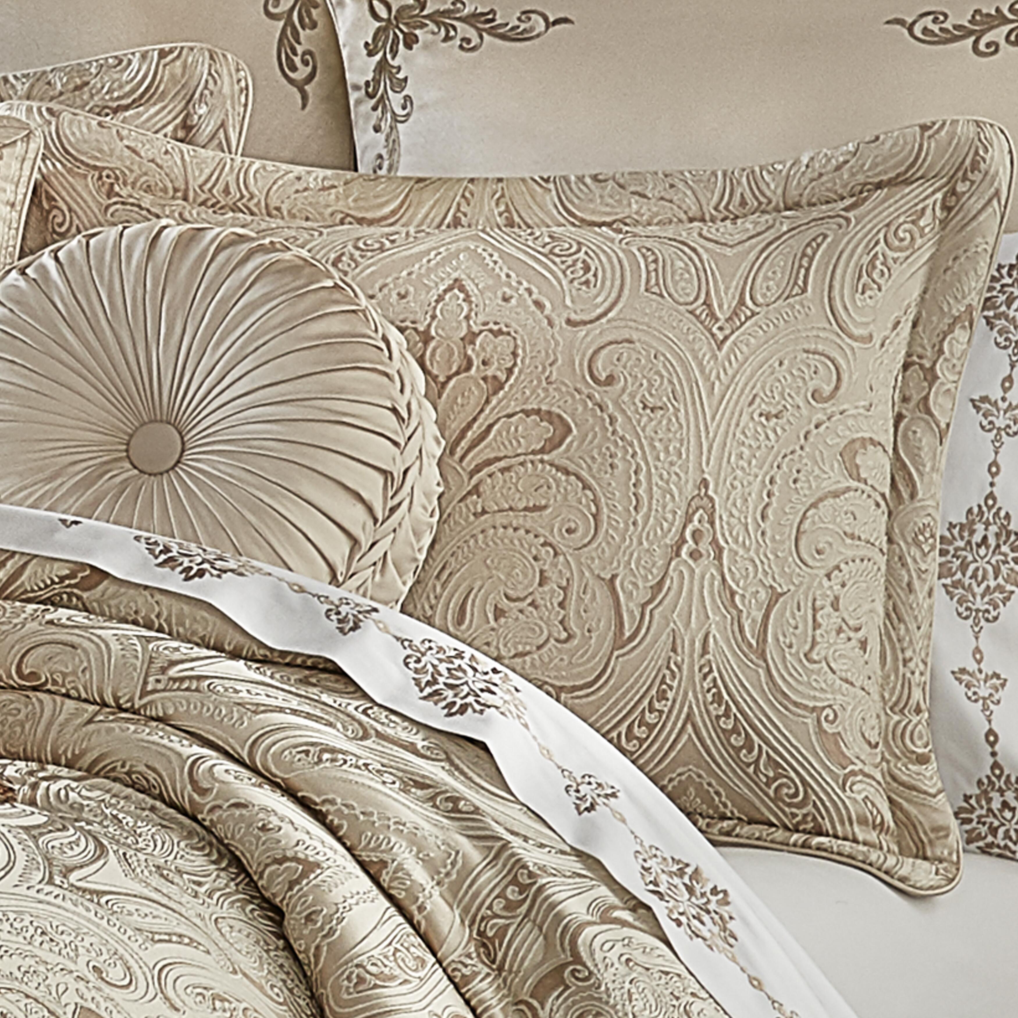 J.Queen New York Trinity 4 Piece Piece Comforter Set, Champagne, large
