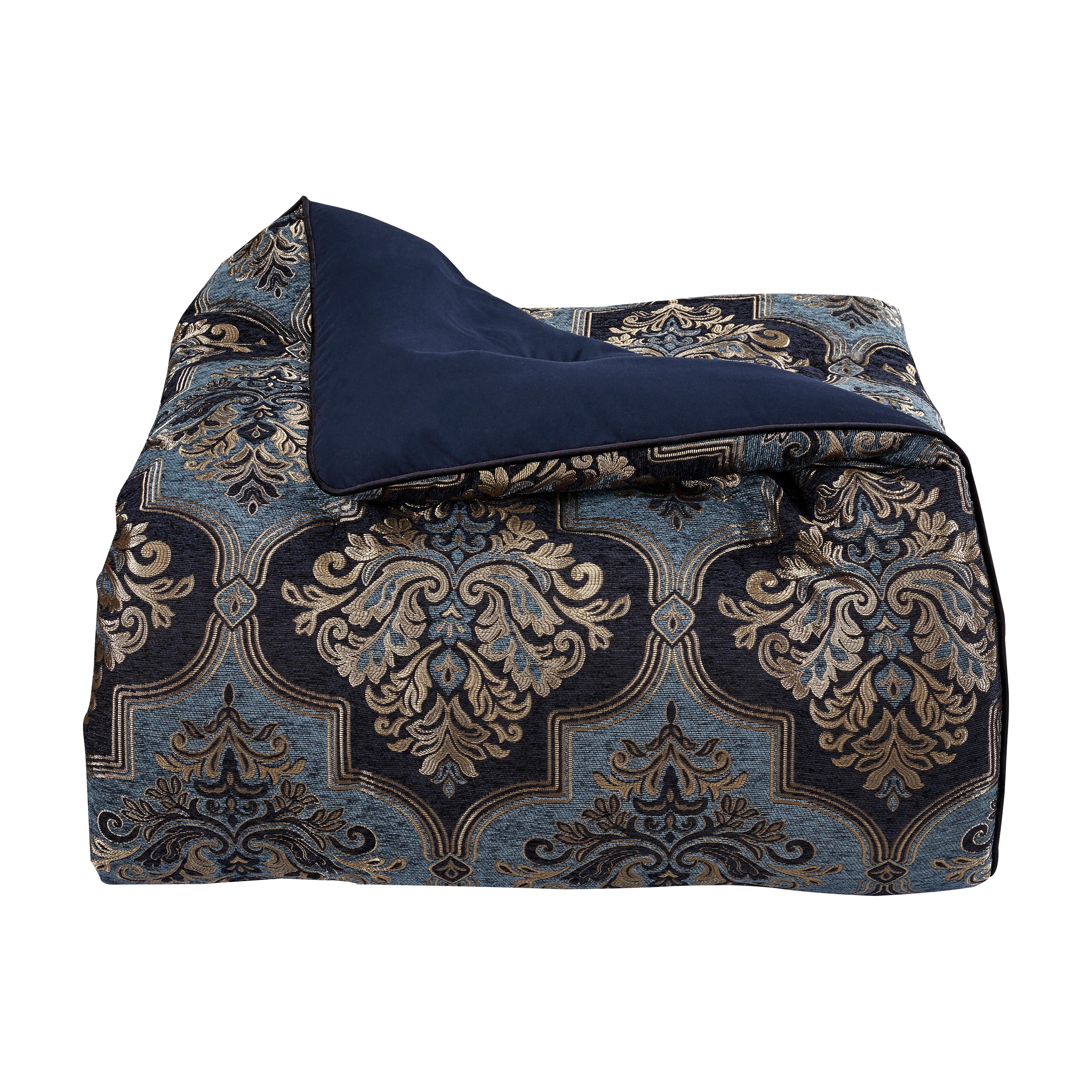 J.Queen New York Middlebury 4 Piece Piece Comforter Set, Indigo, rollover