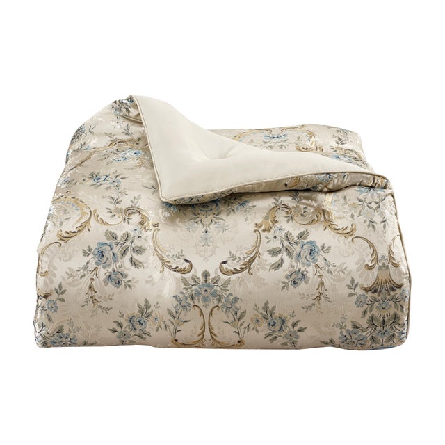 J. Queen New York Jacqueline King 4 Piece Comforter Set, Teal