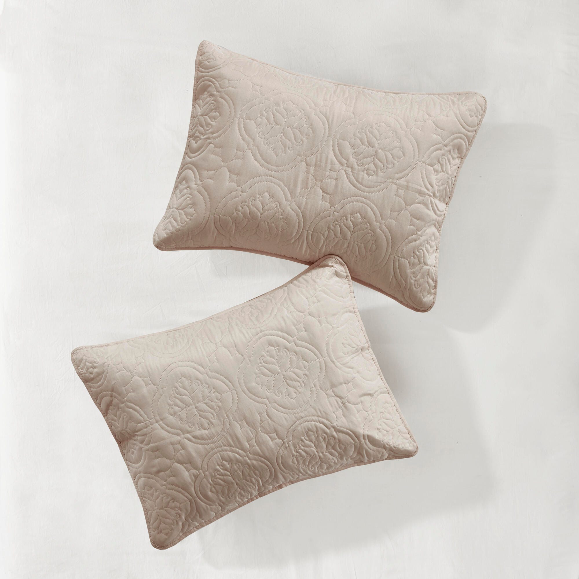 JLA Home Oakley 3 Piece Reversible Bedspread Set, Khaki, large