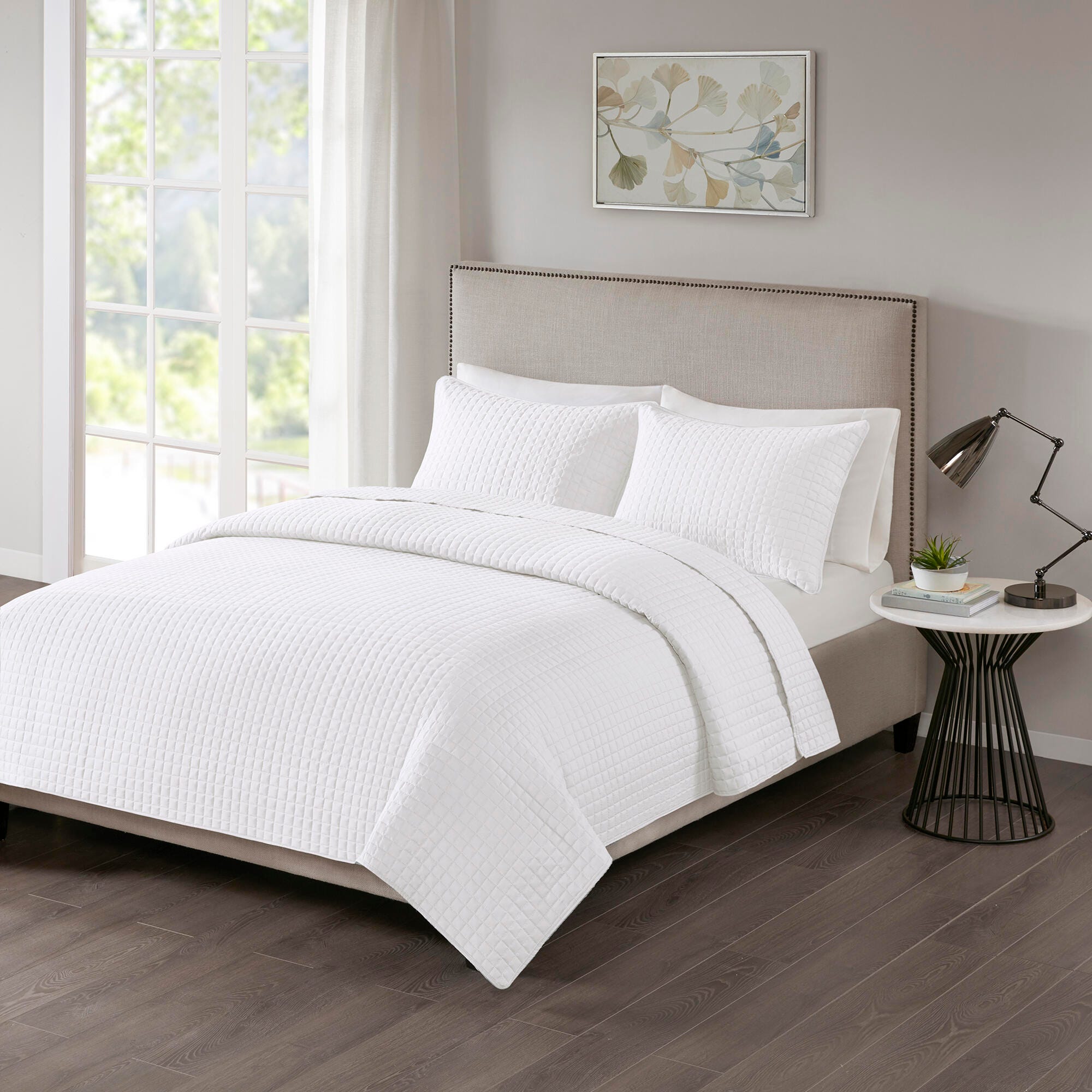 JLA Home Otto 3 Piece Reversible King/Cal King Coverlet Set, , large