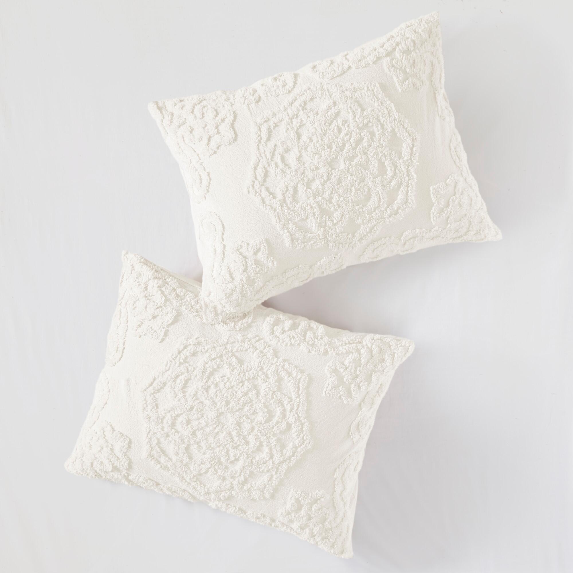 JLA Home Laetitia Medallion Comforter Set, Ivory, large