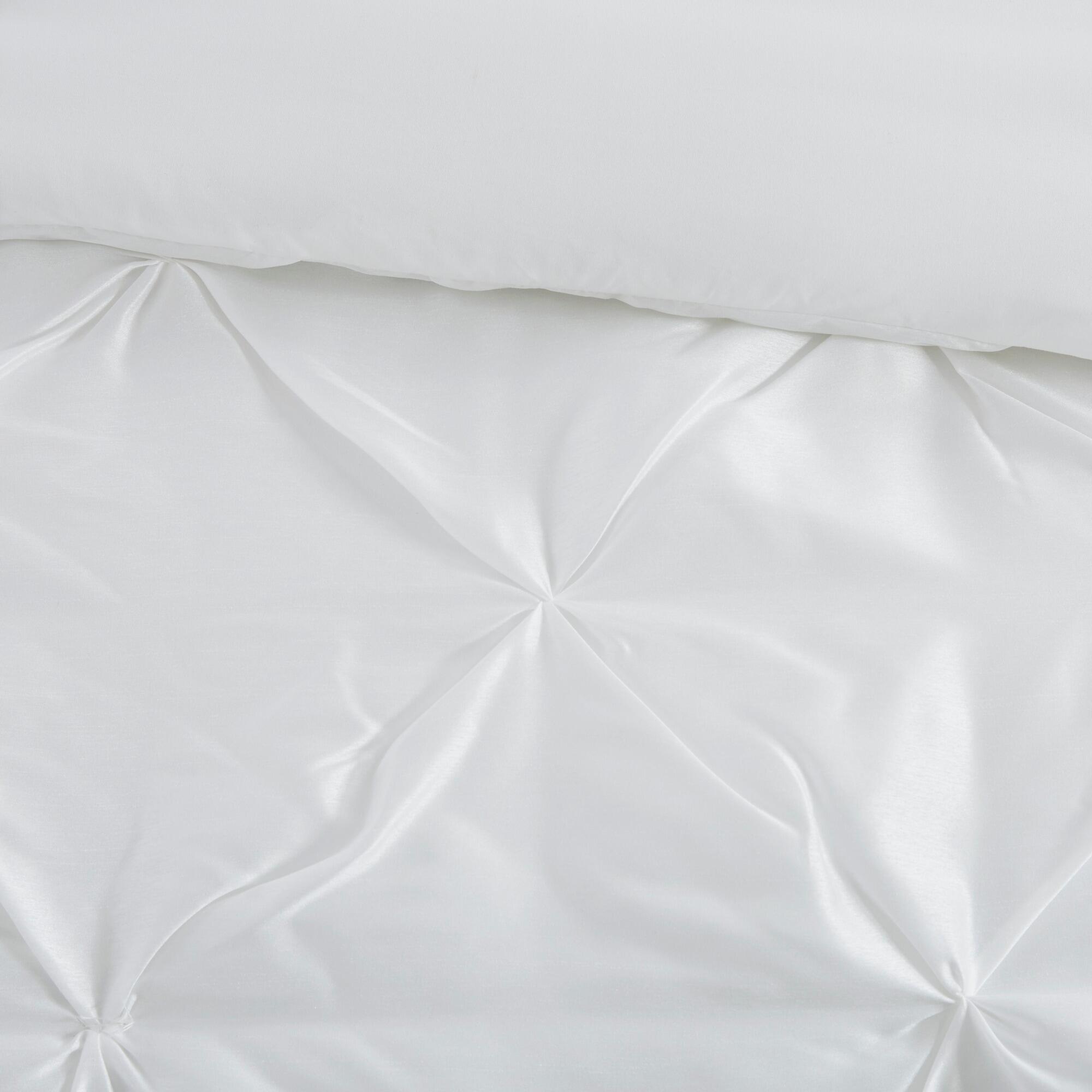 JLA Home Laurel Comforter Set, White, large