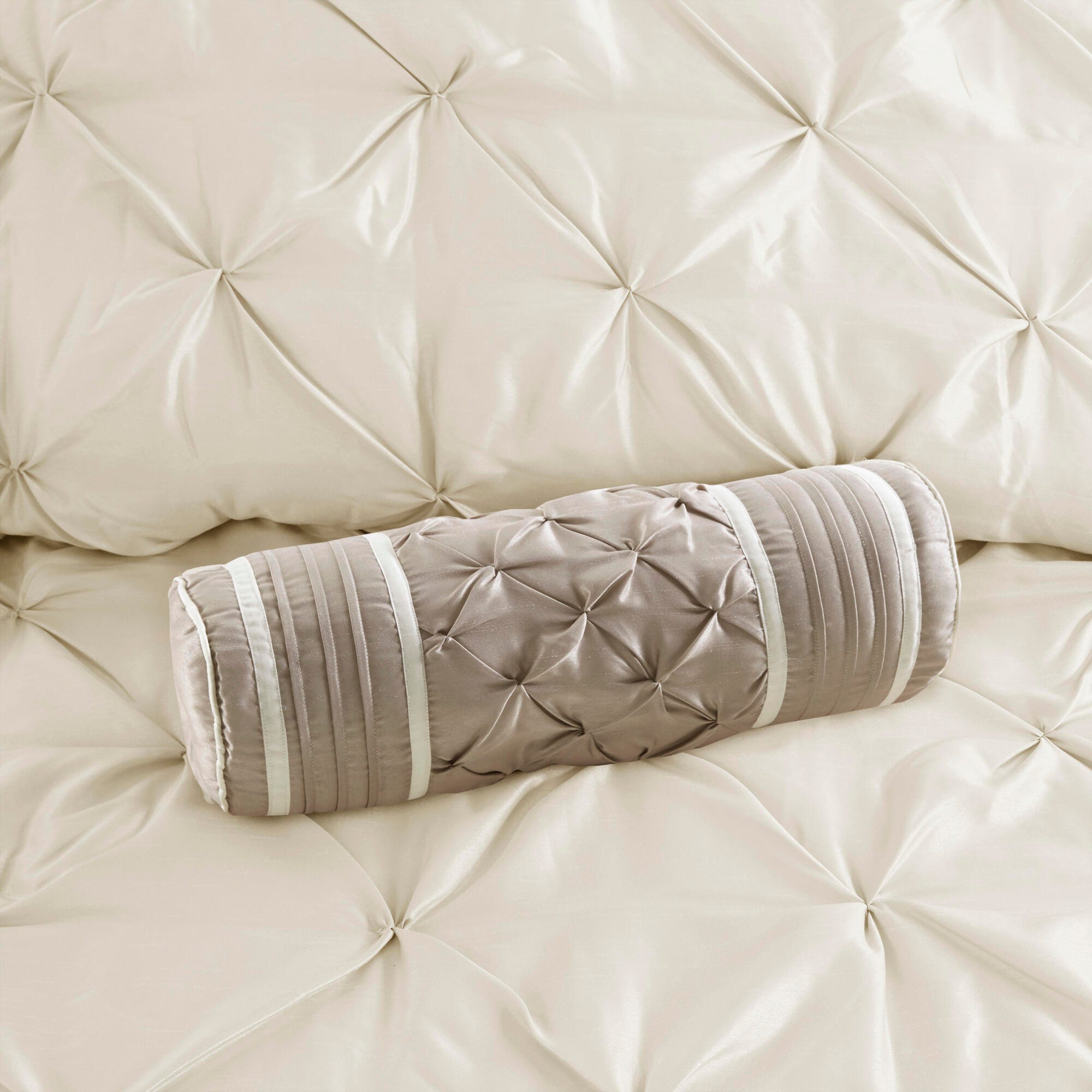 JLA Home Laurel Comforter Set, Ivory, large
