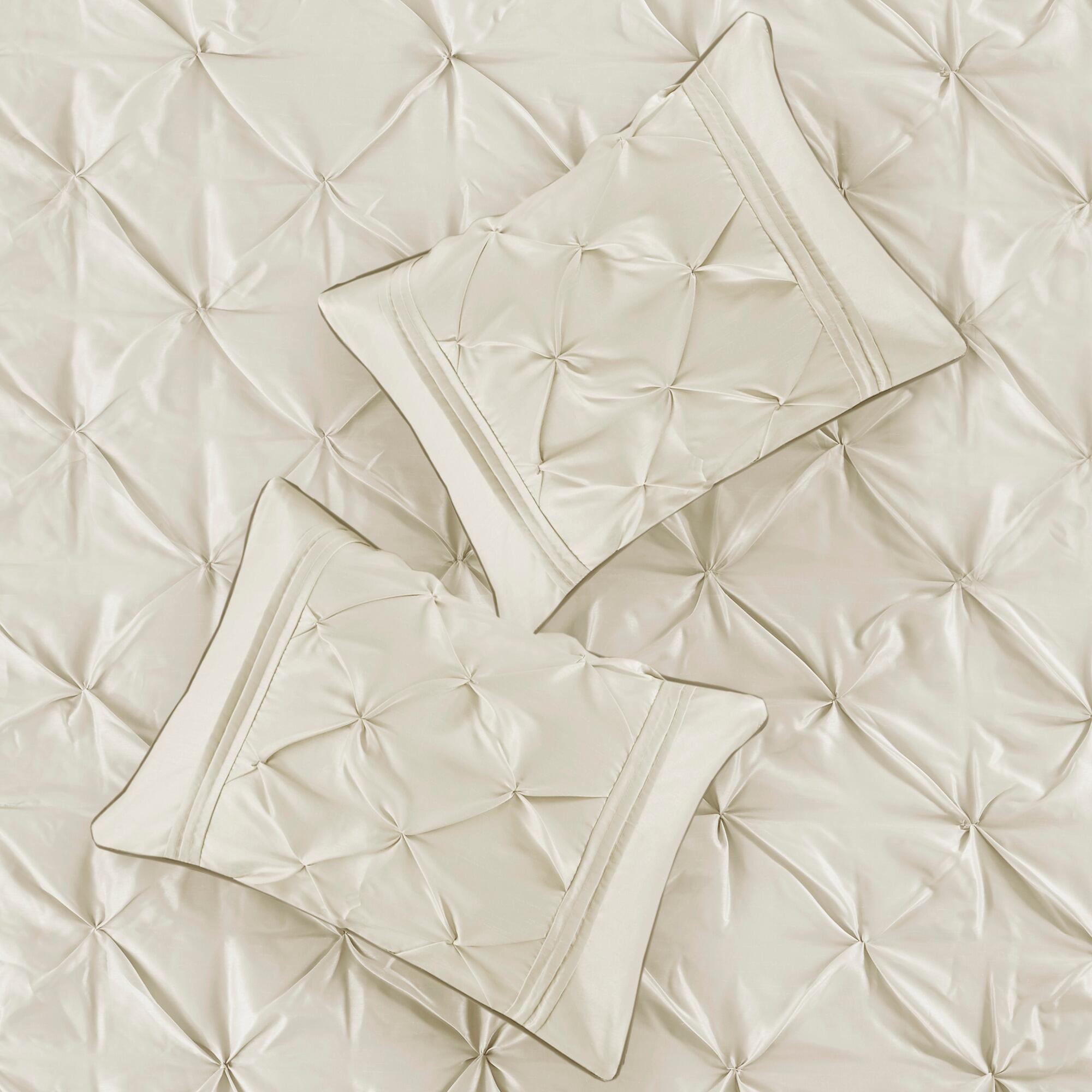JLA Home Laurel Comforter Set, Ivory, large