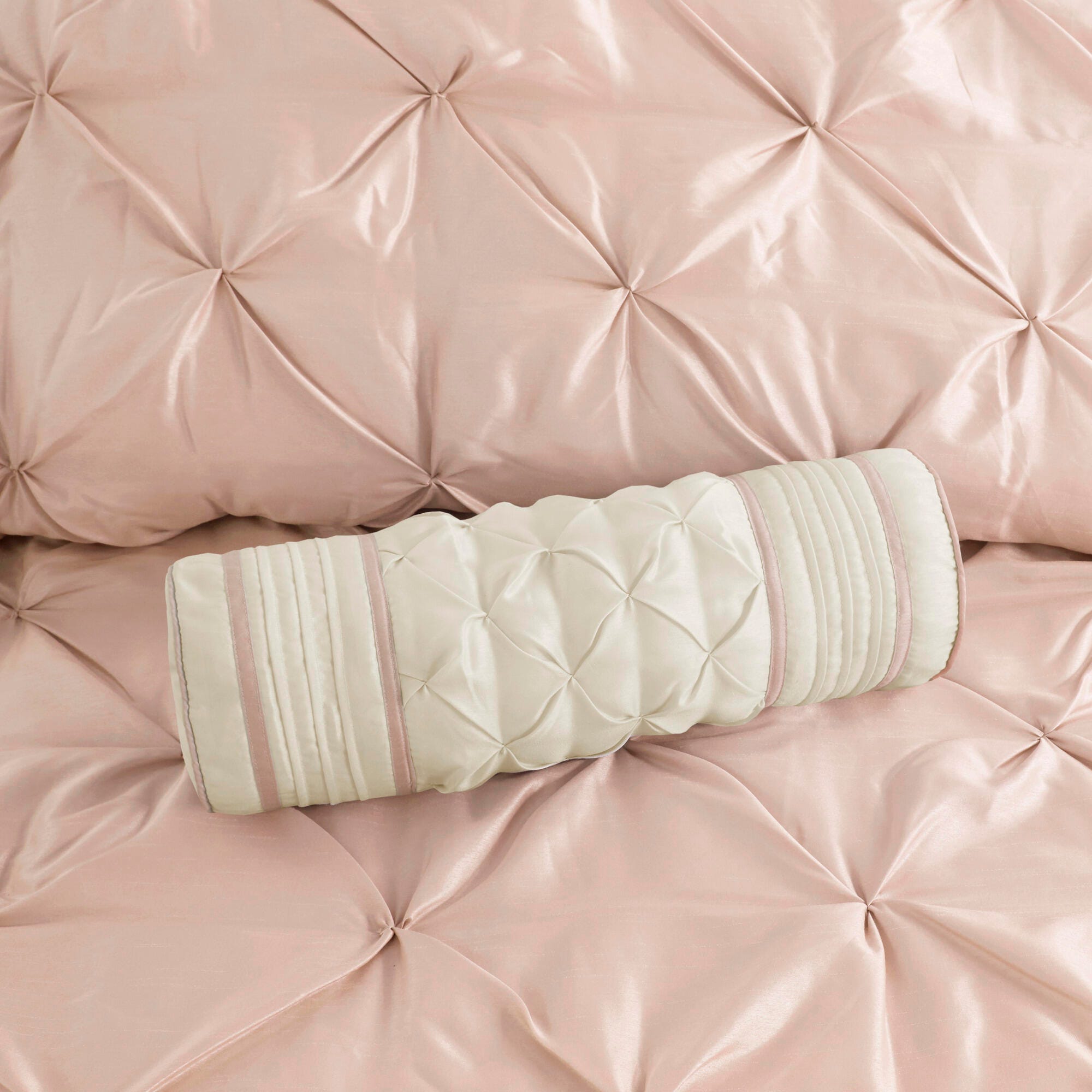 JLA Home Laurel Comforter Set, Blush, large