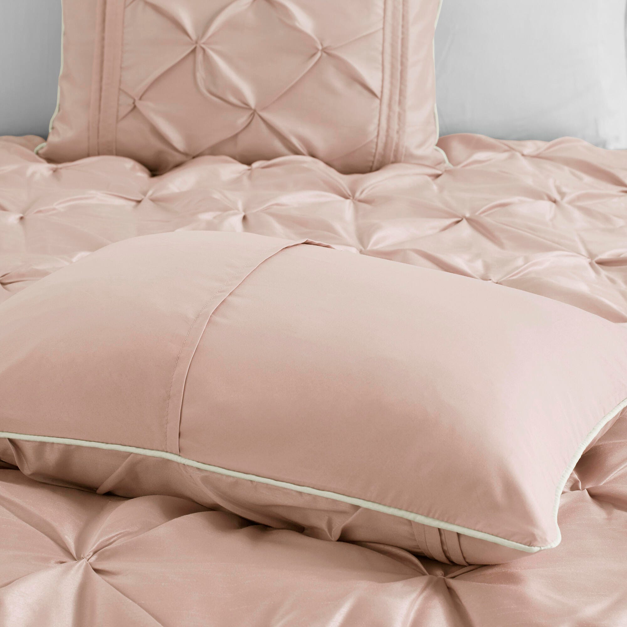 JLA Home Laurel Comforter Set, Blush, large