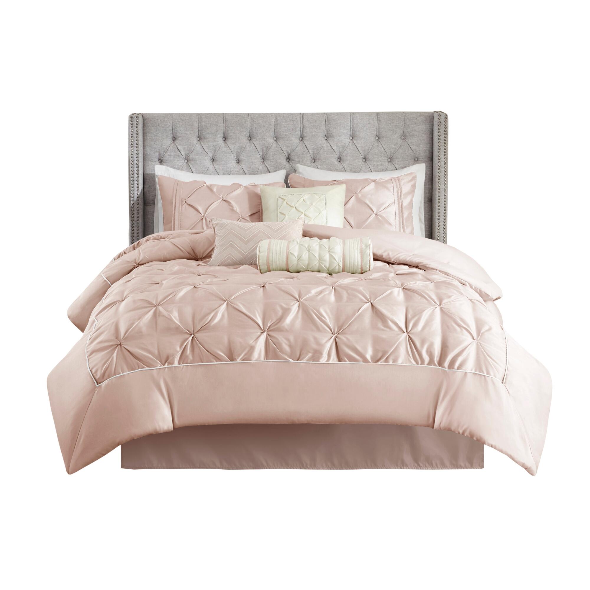 JLA Home Laurel Comforter Set, Blush, large