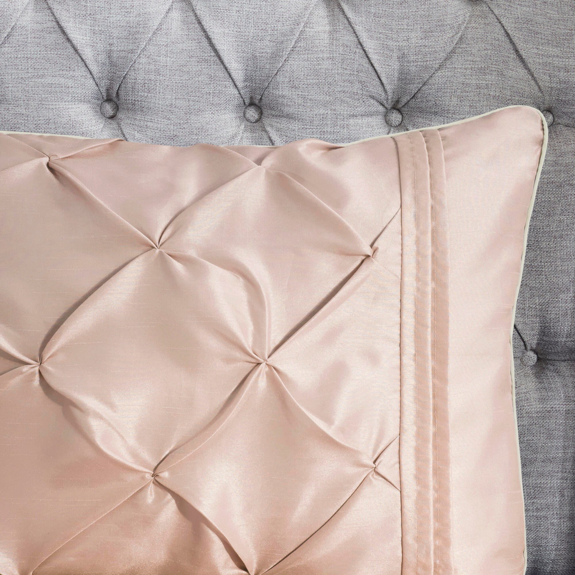 JLA Home Laurel Comforter Set, Blush, large