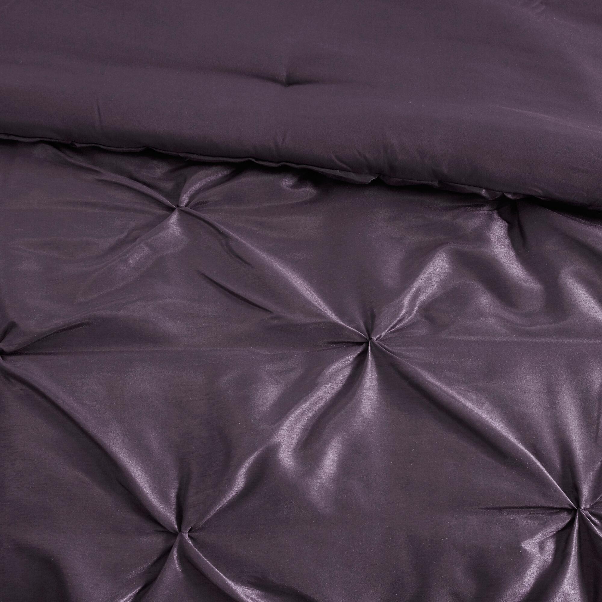 JLA Home Laurel Comforter Set, Plum, large
