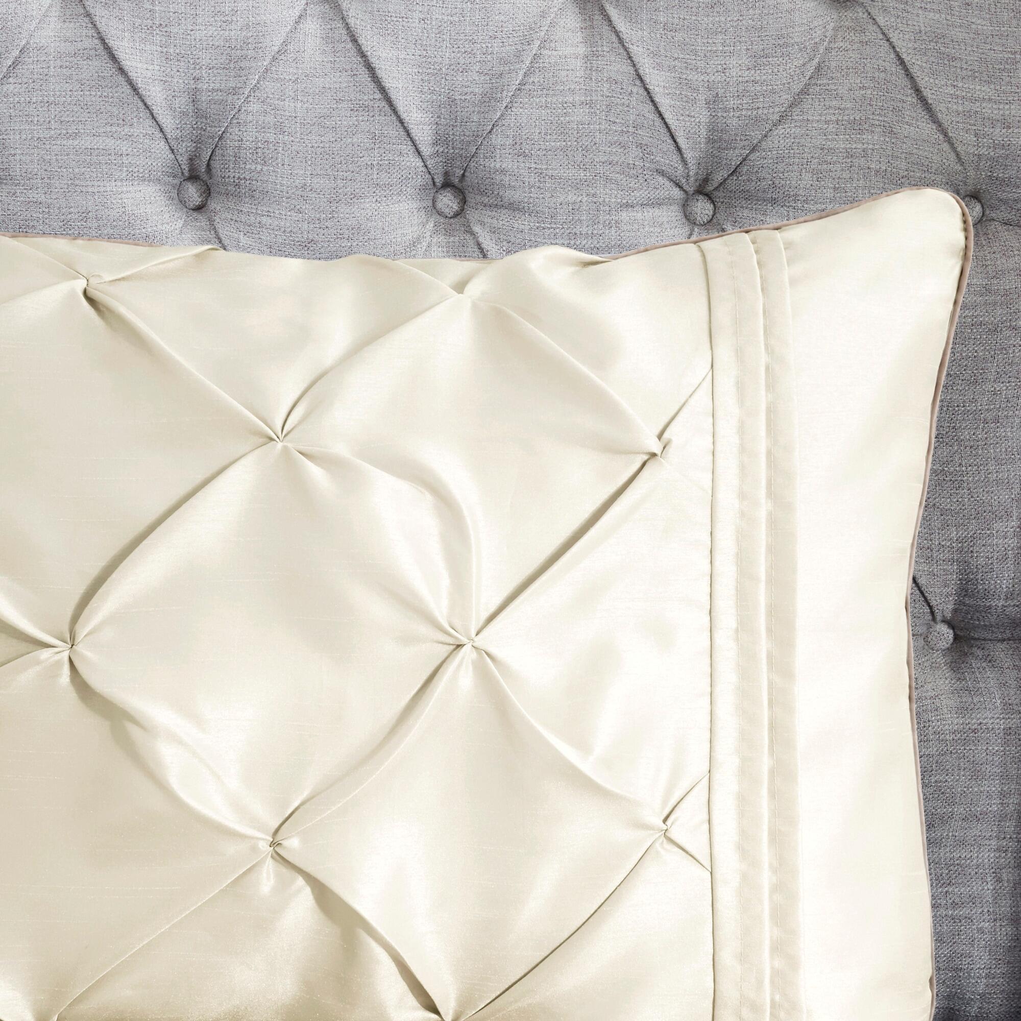 JLA Home Laurel Comforter Set, Ivory, large
