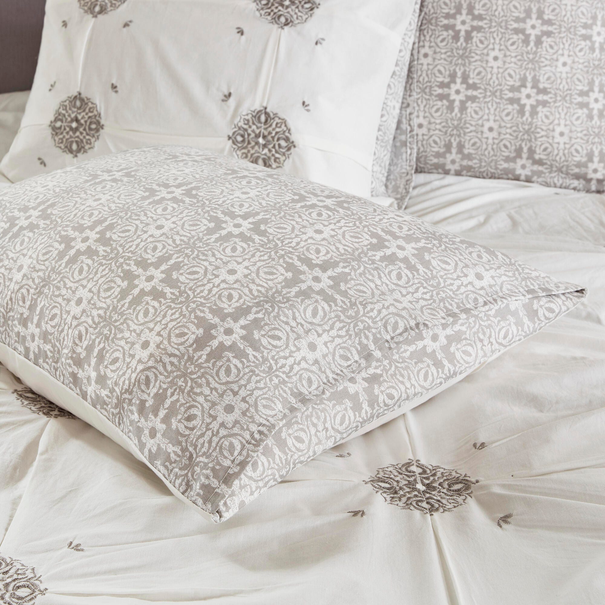 JLA Home Viola Comforter Set, Ivory, large