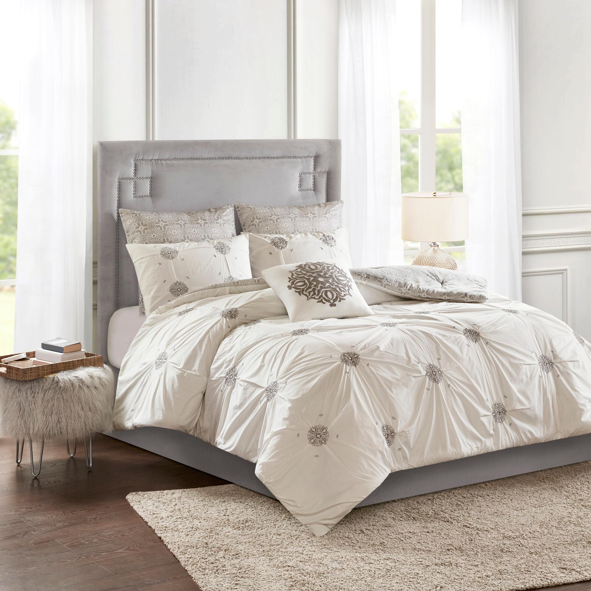 JLA Home Viola Comforter Set, Ivory, large