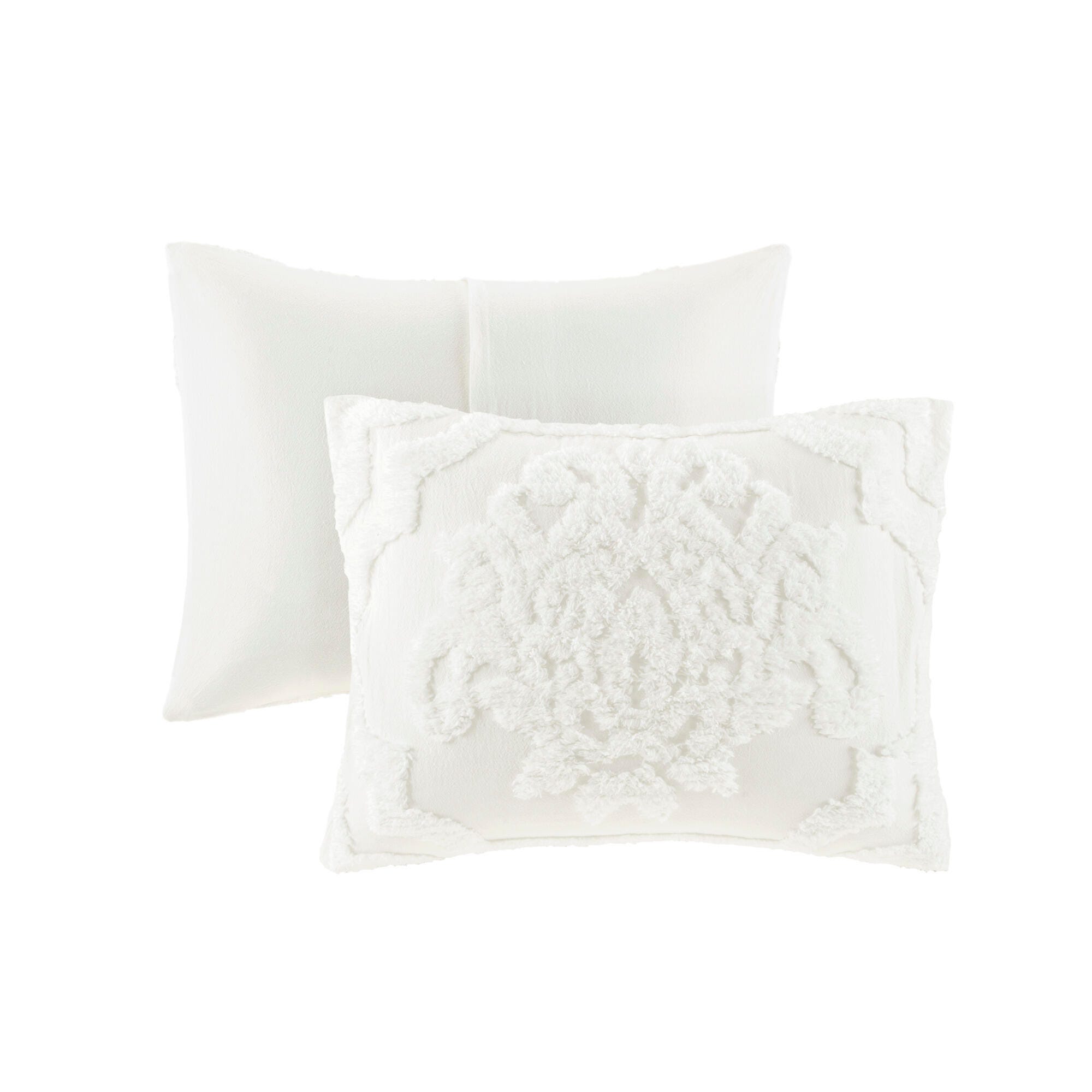 JLA Home Viola Comforter Set, White, large