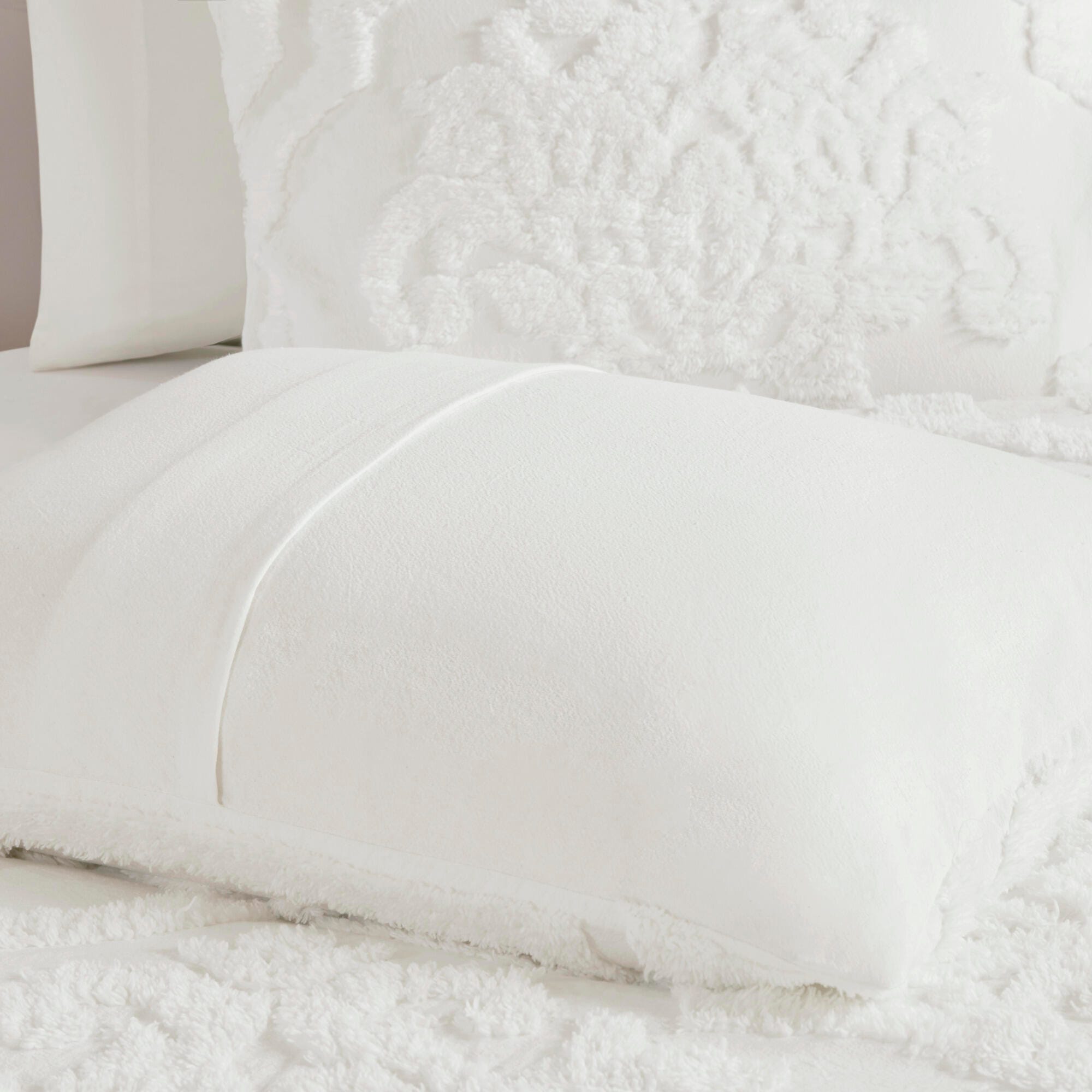 JLA Home Viola Comforter Set, White, large
