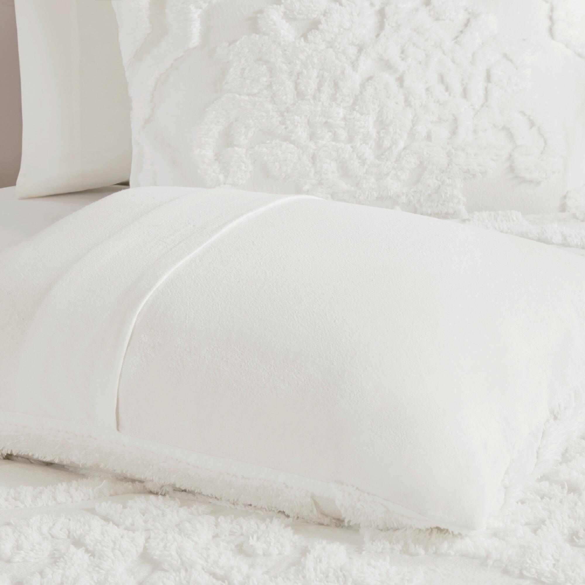 JLA Home Viola Comforter Set, White, large