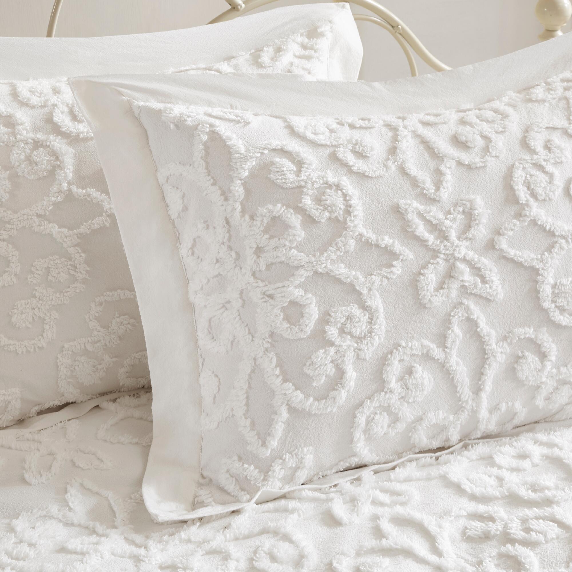 JLA Home Sabrina 5 Piece Tufted Cotton Chenille Daybed Set, , large