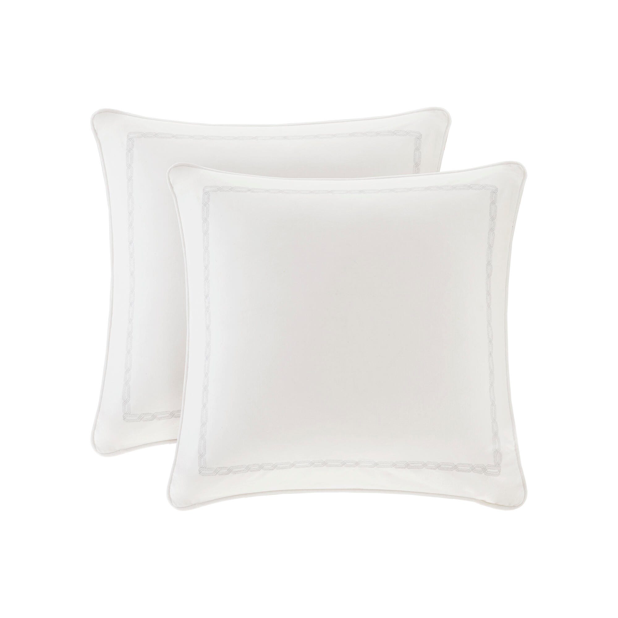 JLA Home Hollywood Glam Comforter Set, White, large