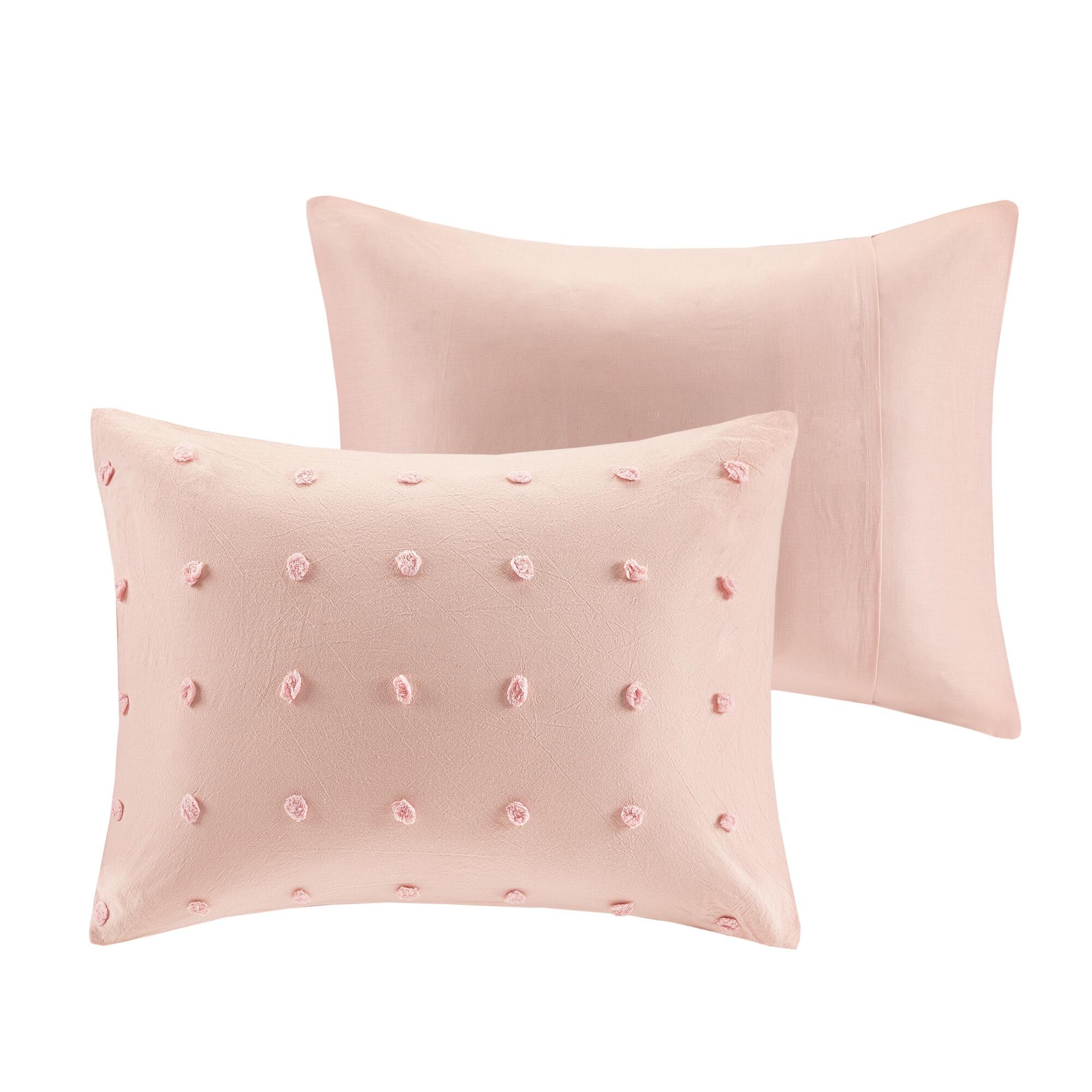 JLA Home Brooklyn Cotton Jacquard Twin/Twin XL Comforter Set, Pink, large