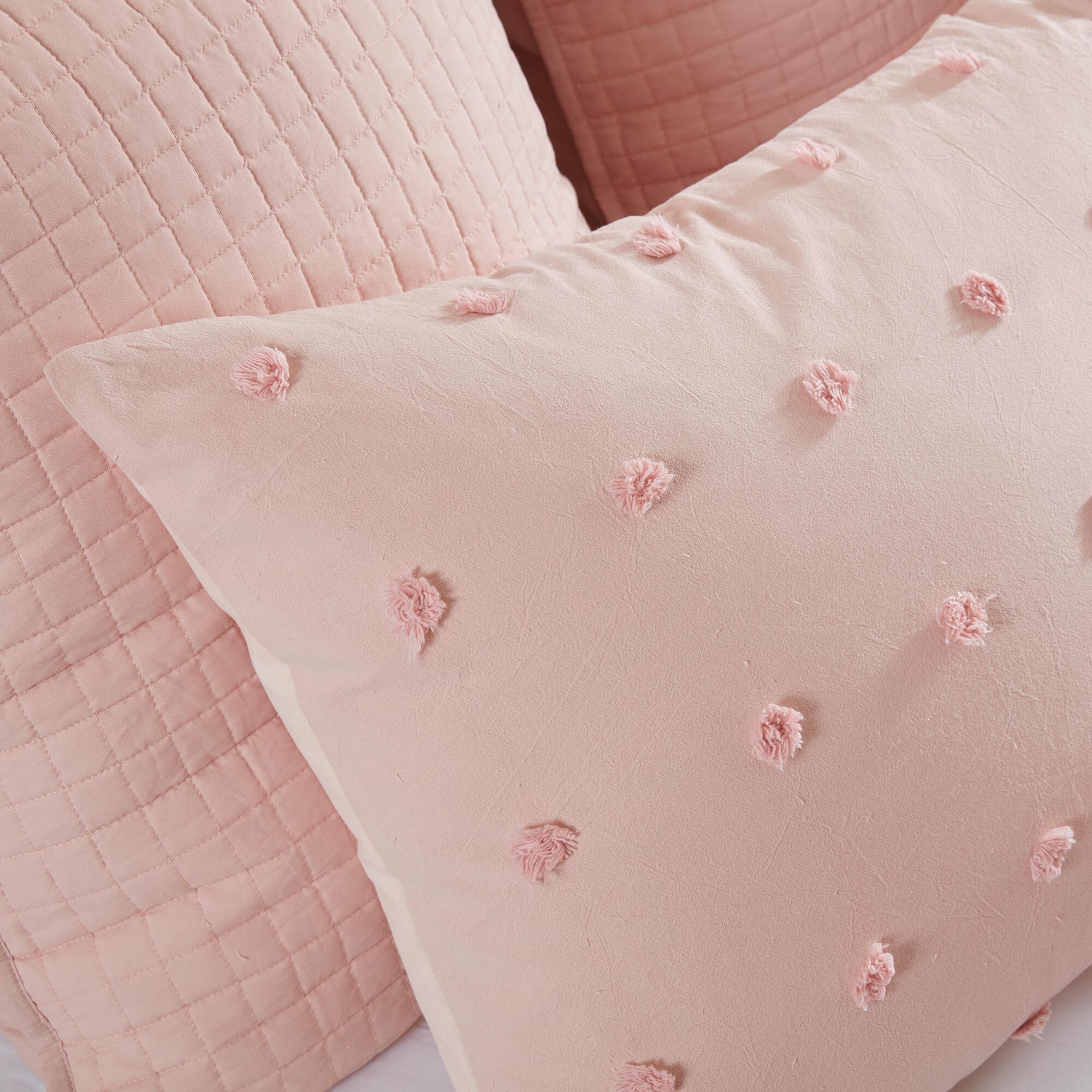 JLA Home Brooklyn Cotton Jacquard Twin/Twin XL Comforter Set, Pink, large