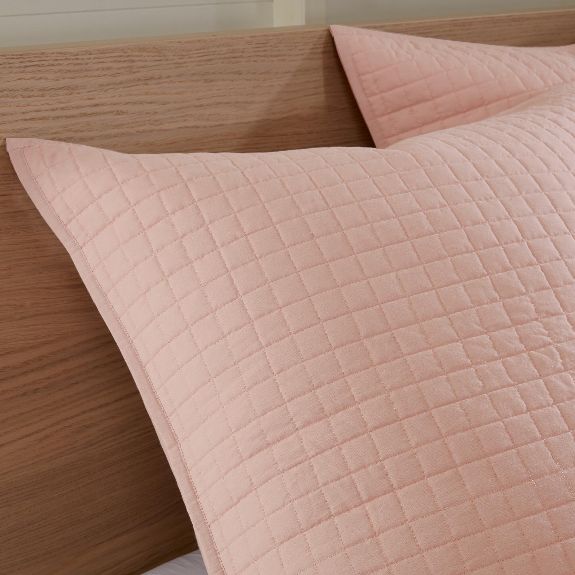 JLA Home Brooklyn Cotton Jacquard Full/Queen Comforter Set, Pink, large