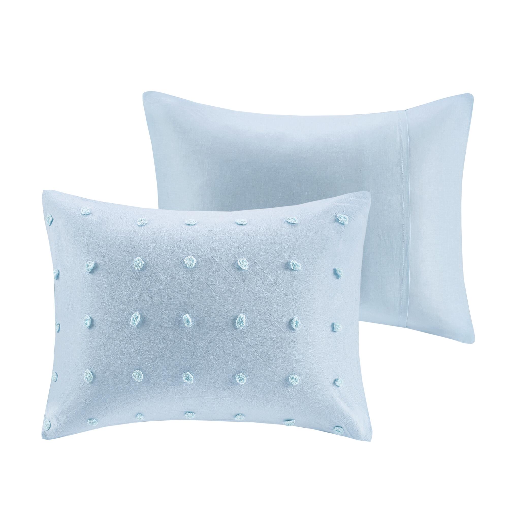 JLA Home Brooklyn Cotton Jacquard Twin/Twin XL Comforter Set, Blue, large