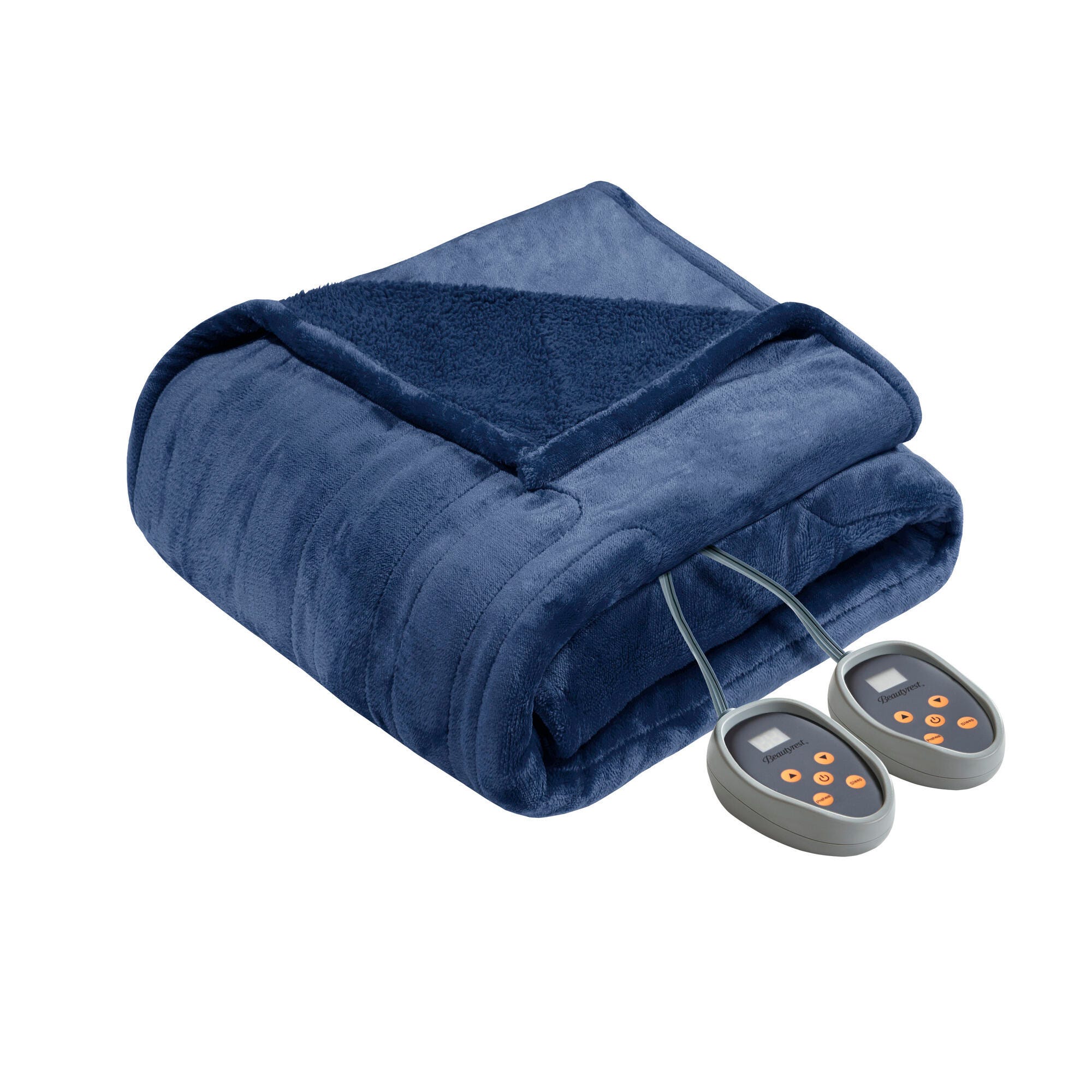 Beautyrest King Heated Blanket, Indigo, large