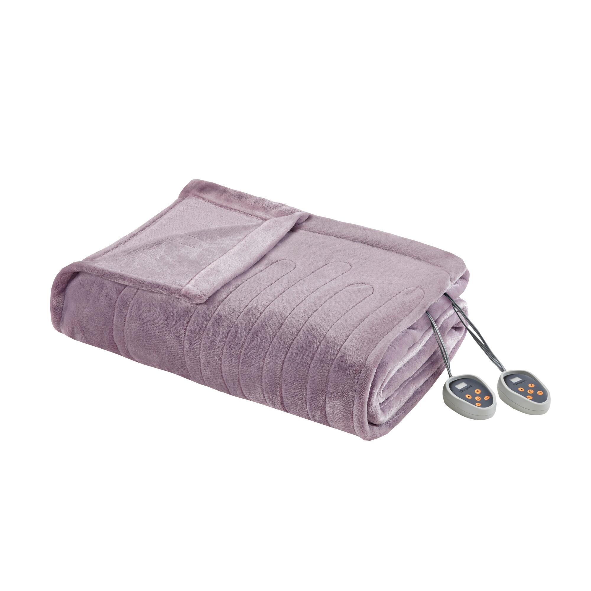 Beautyrest Twin Heated Blanket, Lavender, large
