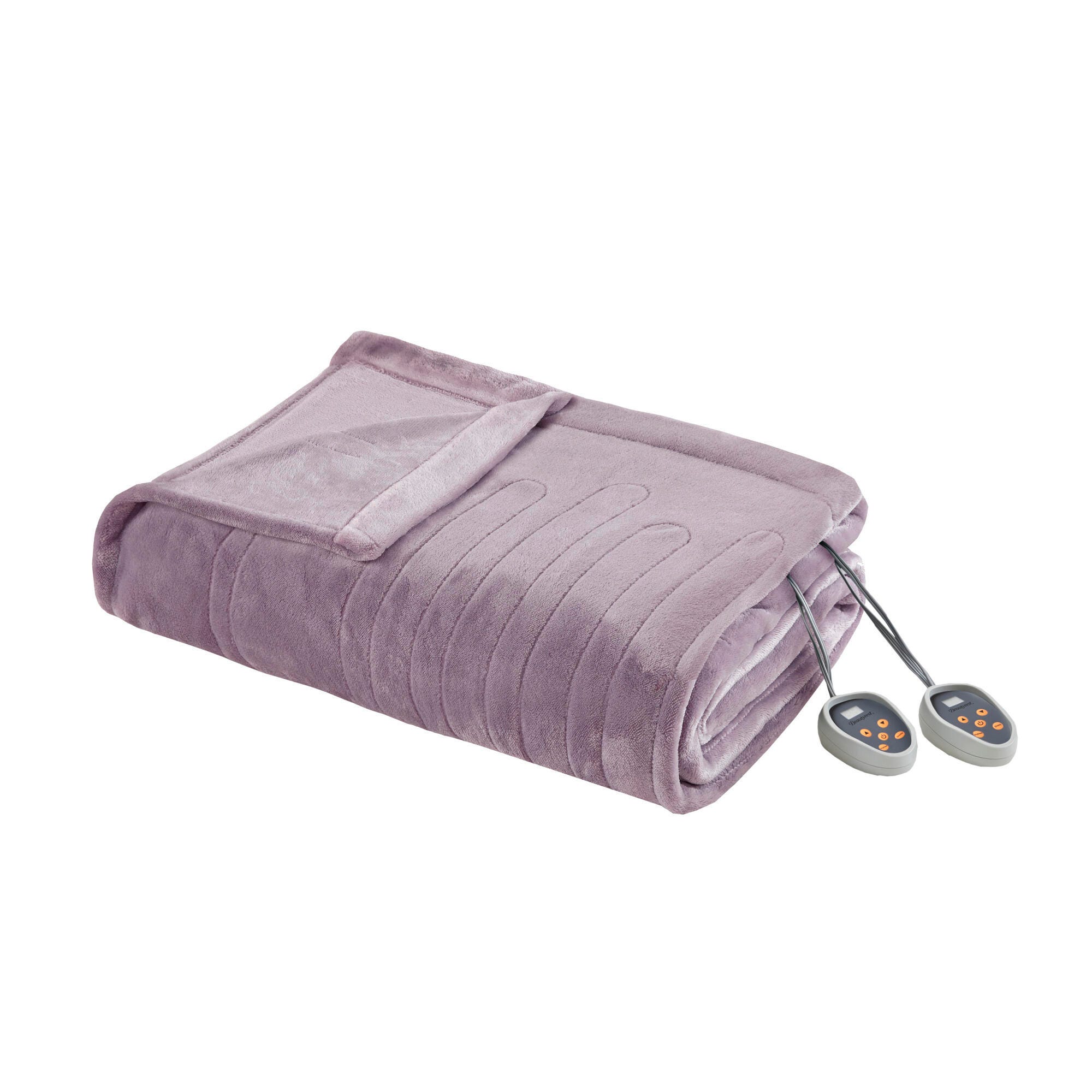 Beautyrest Queen Heated Blanket, Lavender, large