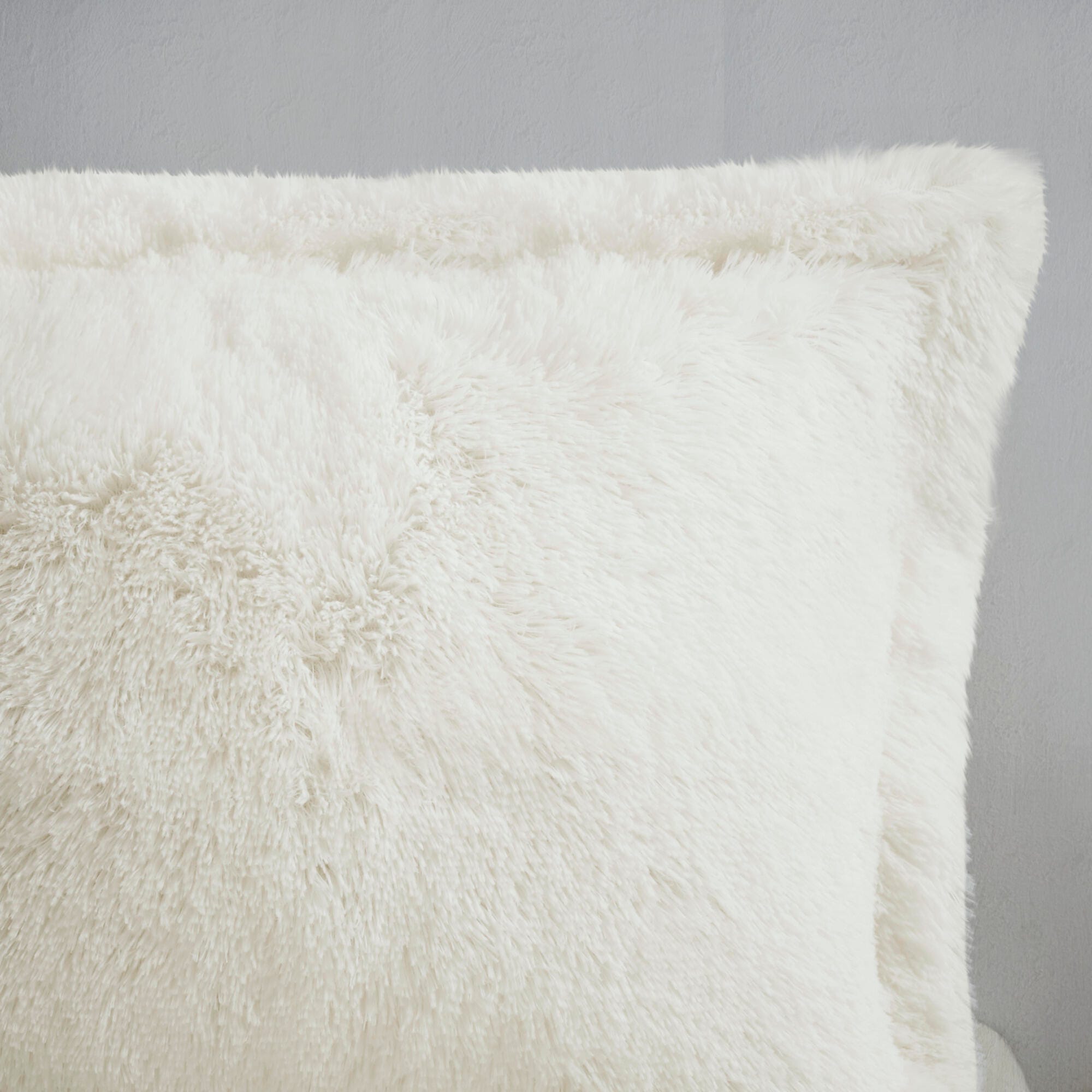 Intelligent Design Malea Twin/Twin XL Shaggy Faux Fur Comforter Set, Ivory, large