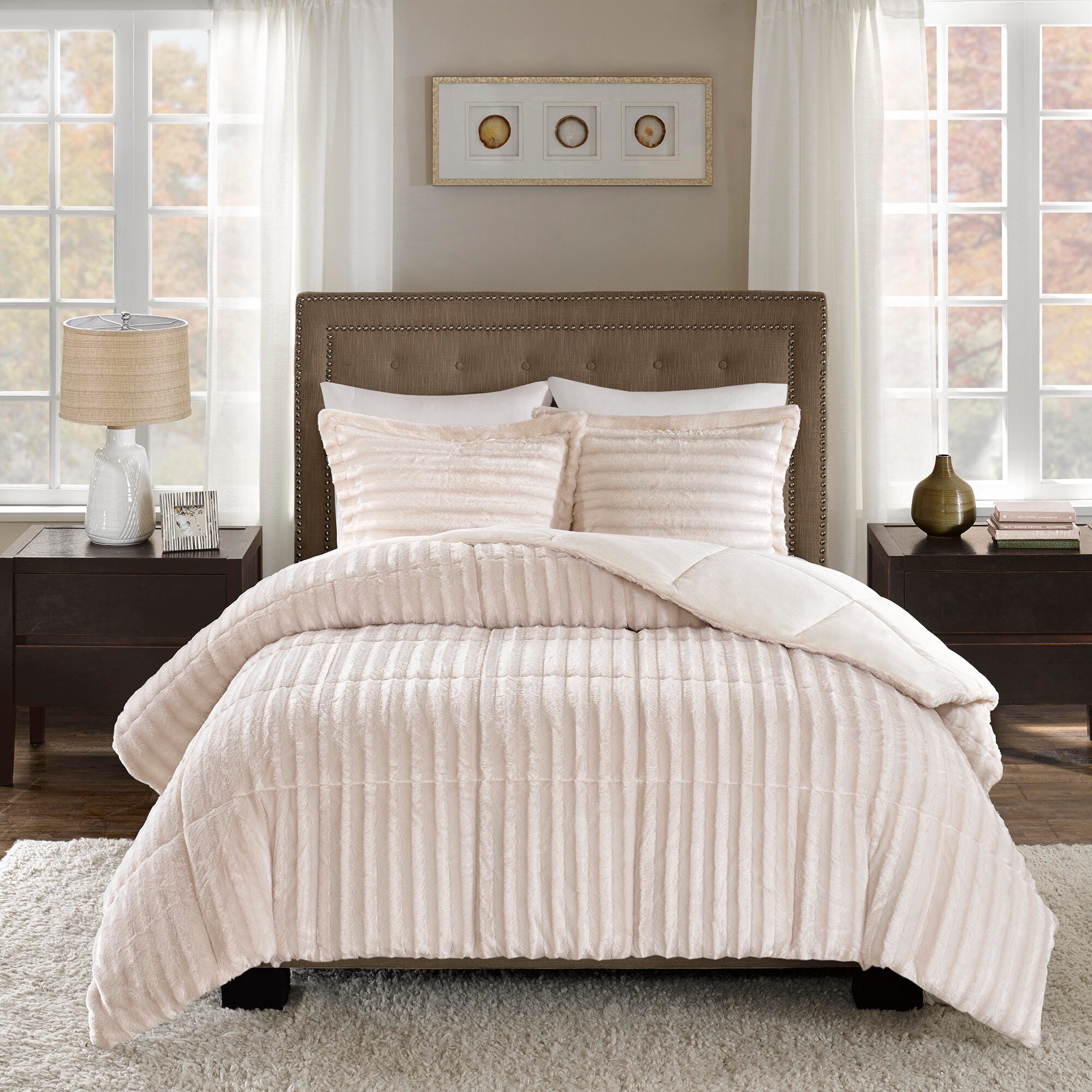 Ashley York King/california King Comforter Mini Set In Gold