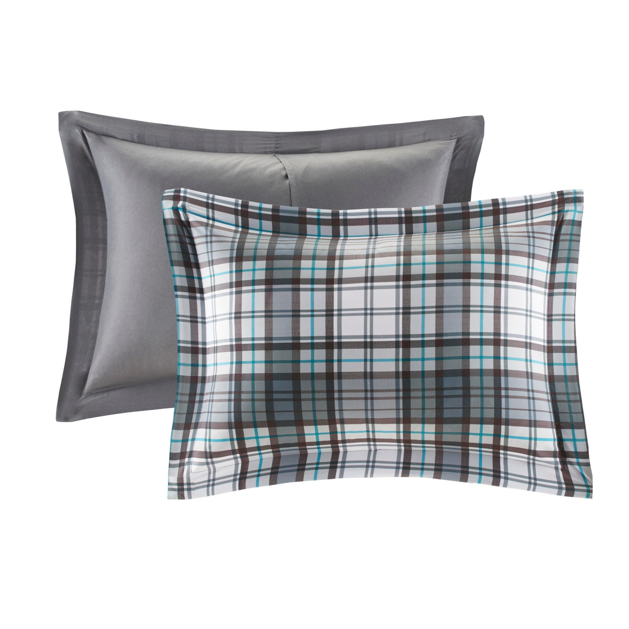 Madison Park Essentials Parkston King/California King 3M Scotchgard Down Alternative Comforter Mini Set, Gray, rollover