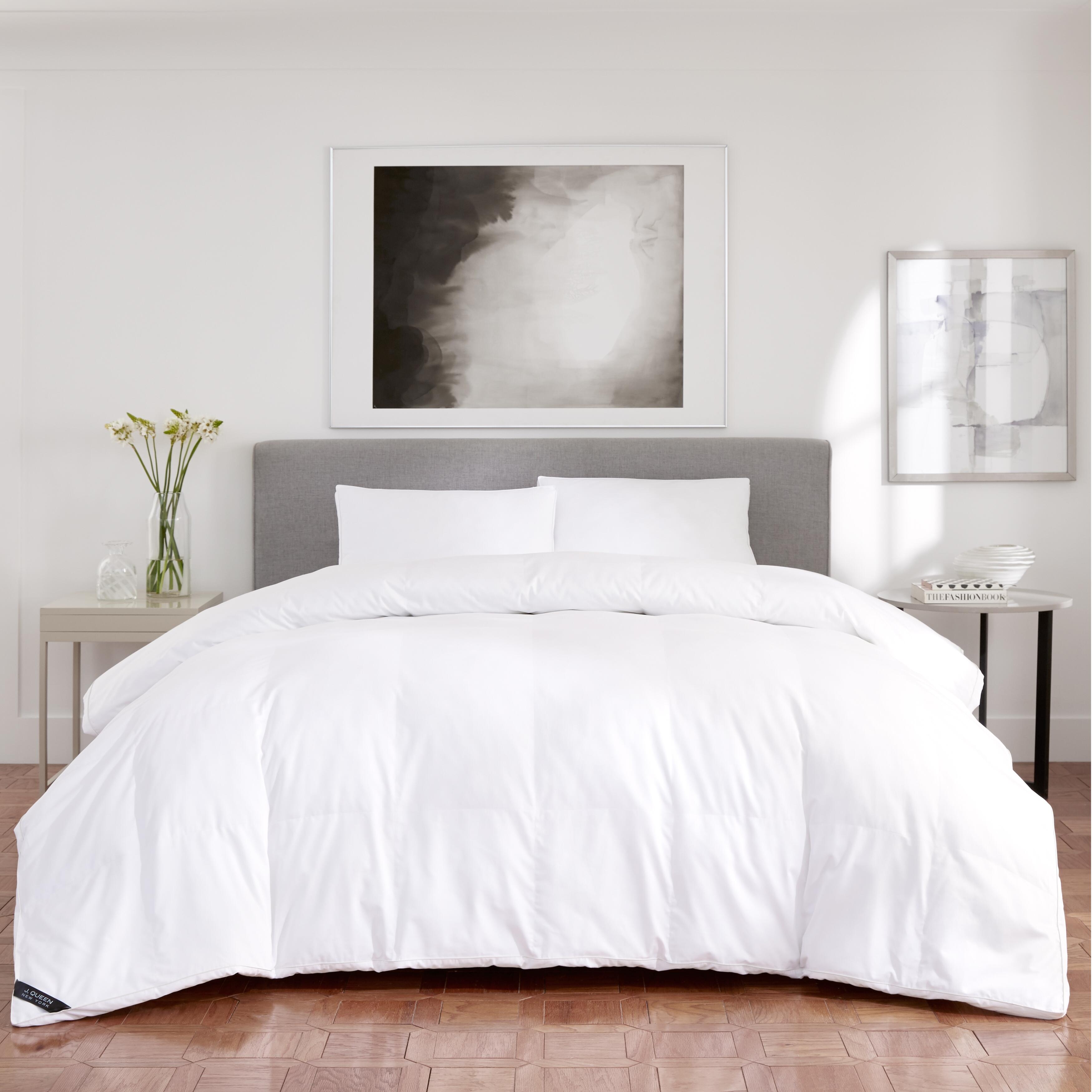 J.Queen New York Regency Down Alternative Comforter, White, large